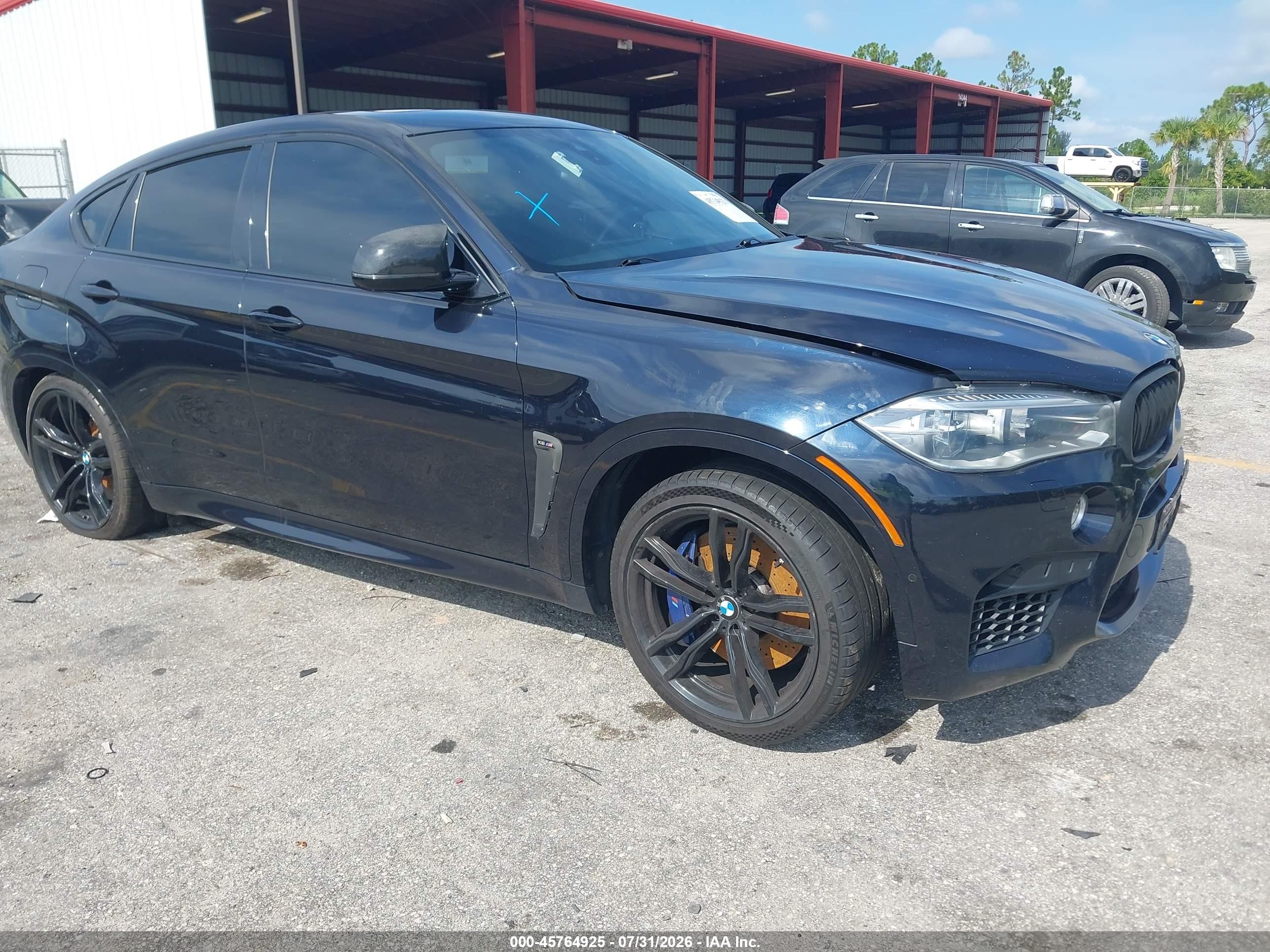 2018 BMW X6 M, VIN 5YMKW8C51J0Y74511 — Water / flood