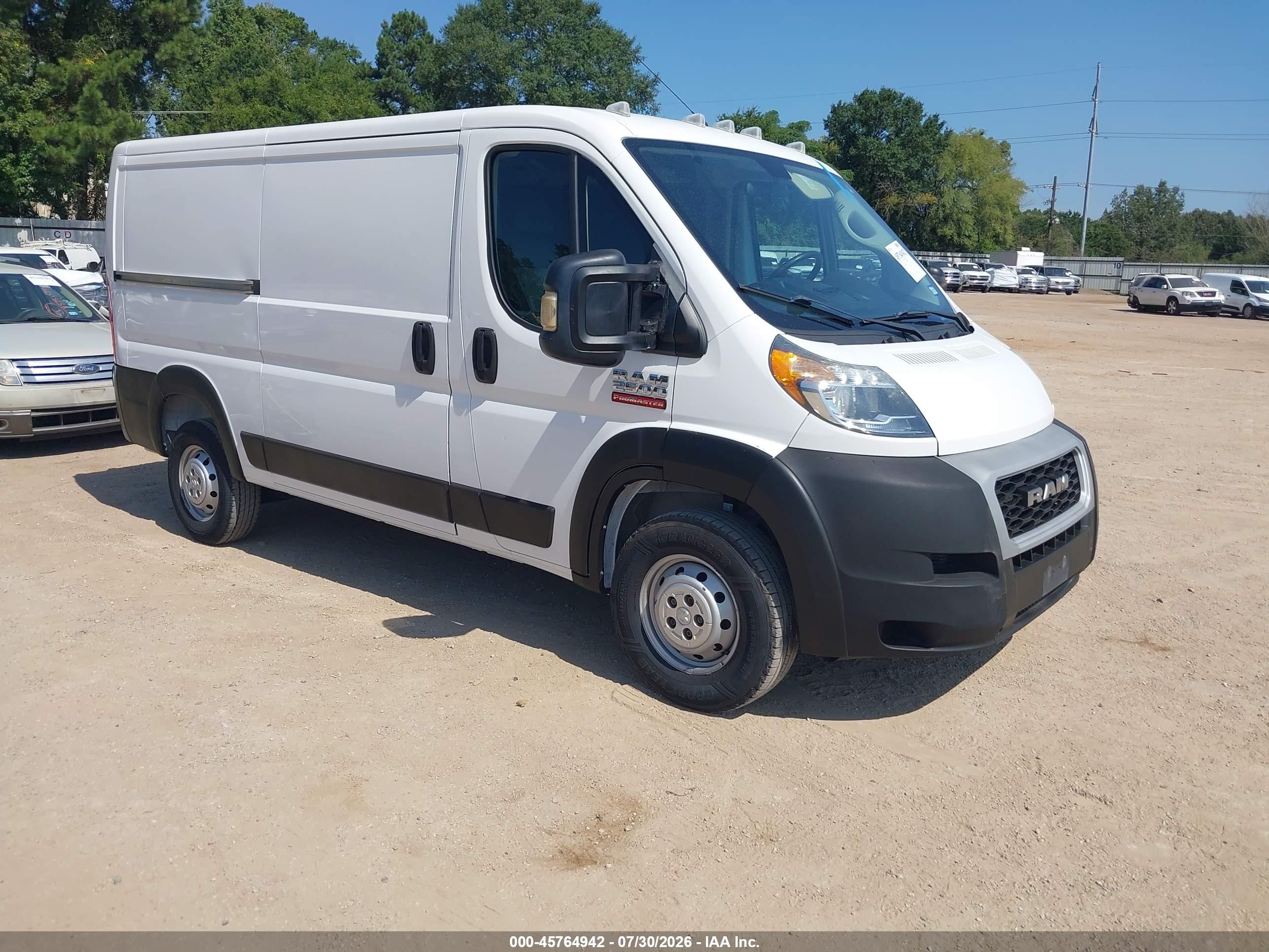 2021 Ram ProMaster Cargo, VIN 3C6LRVVG7ME530430 — Not stated