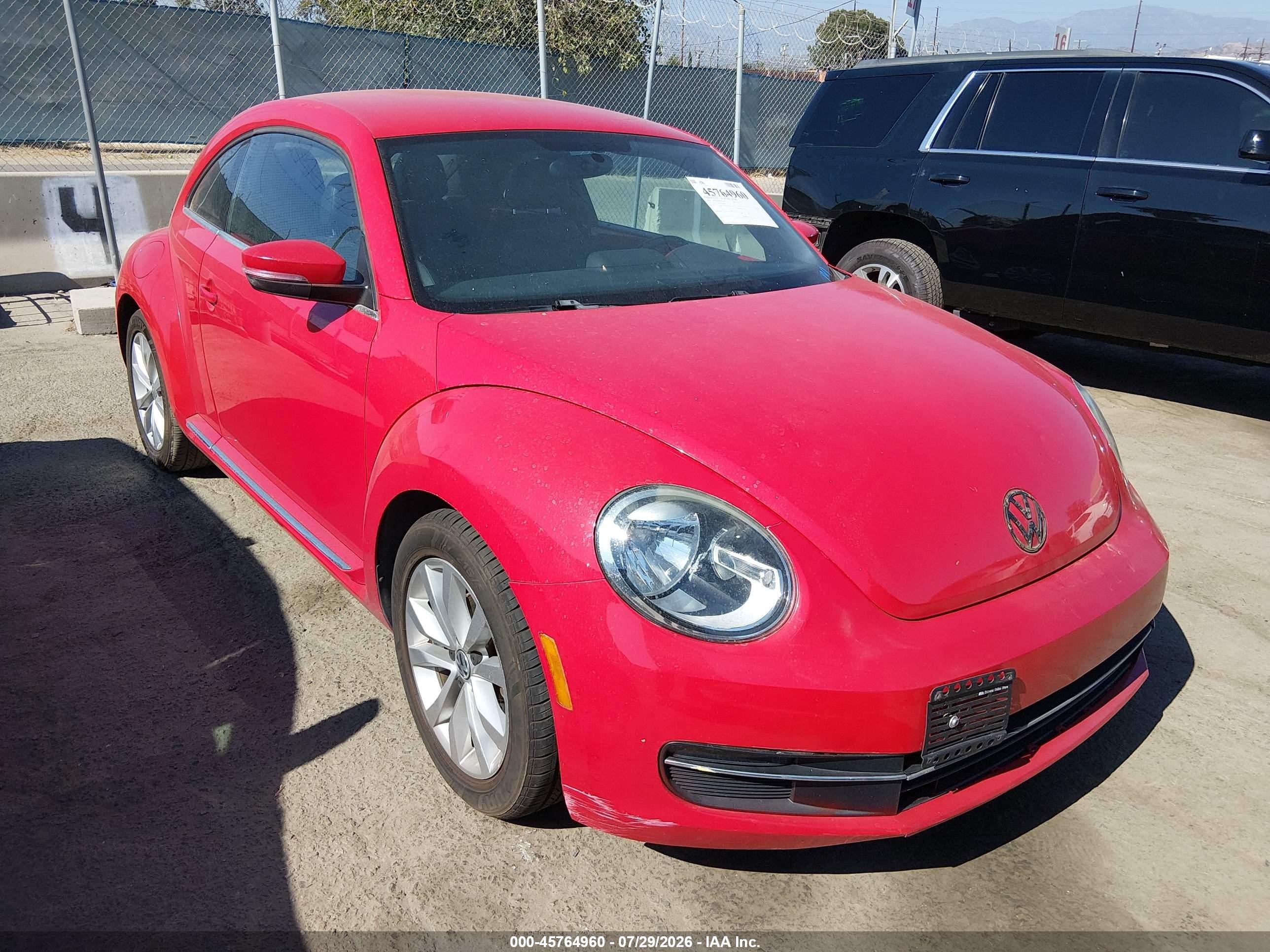 2014 Volkswagen Beetle 2.0L TDI, VIN 3VWJL7AT0EM606882 — Not stated
