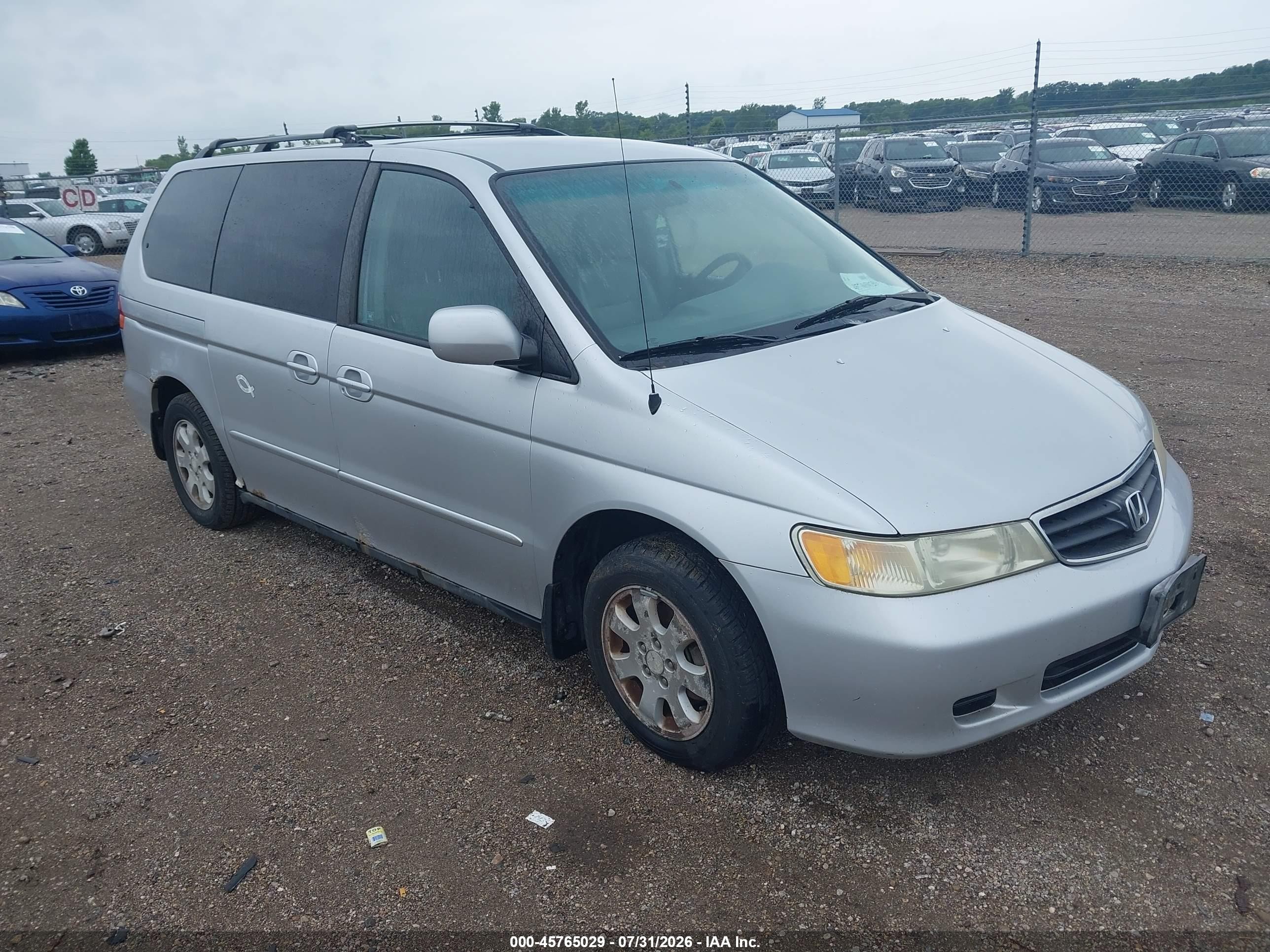 2003 Honda Odyssey EX-L, VIN 5FNRL18983B081200 — Normal wear