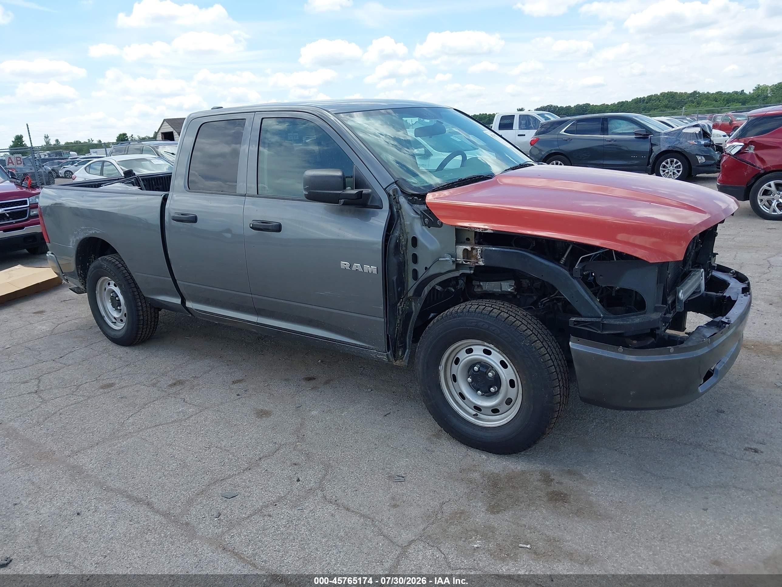 2010 Dodge 1500 ST, VIN 1D7RB1GK6AS221449 — Normal wear