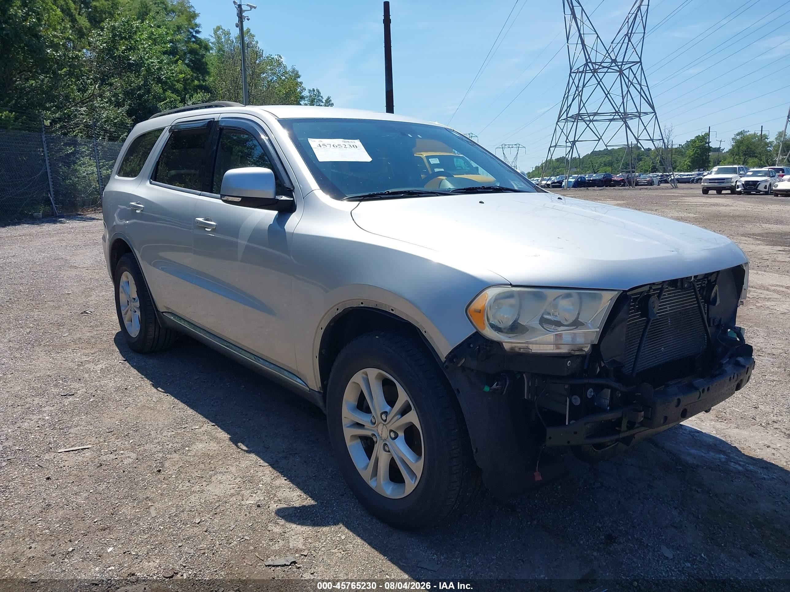 2011 Dodge Durango Crew, VIN 1D4RE4GG2BC732377 — Front end