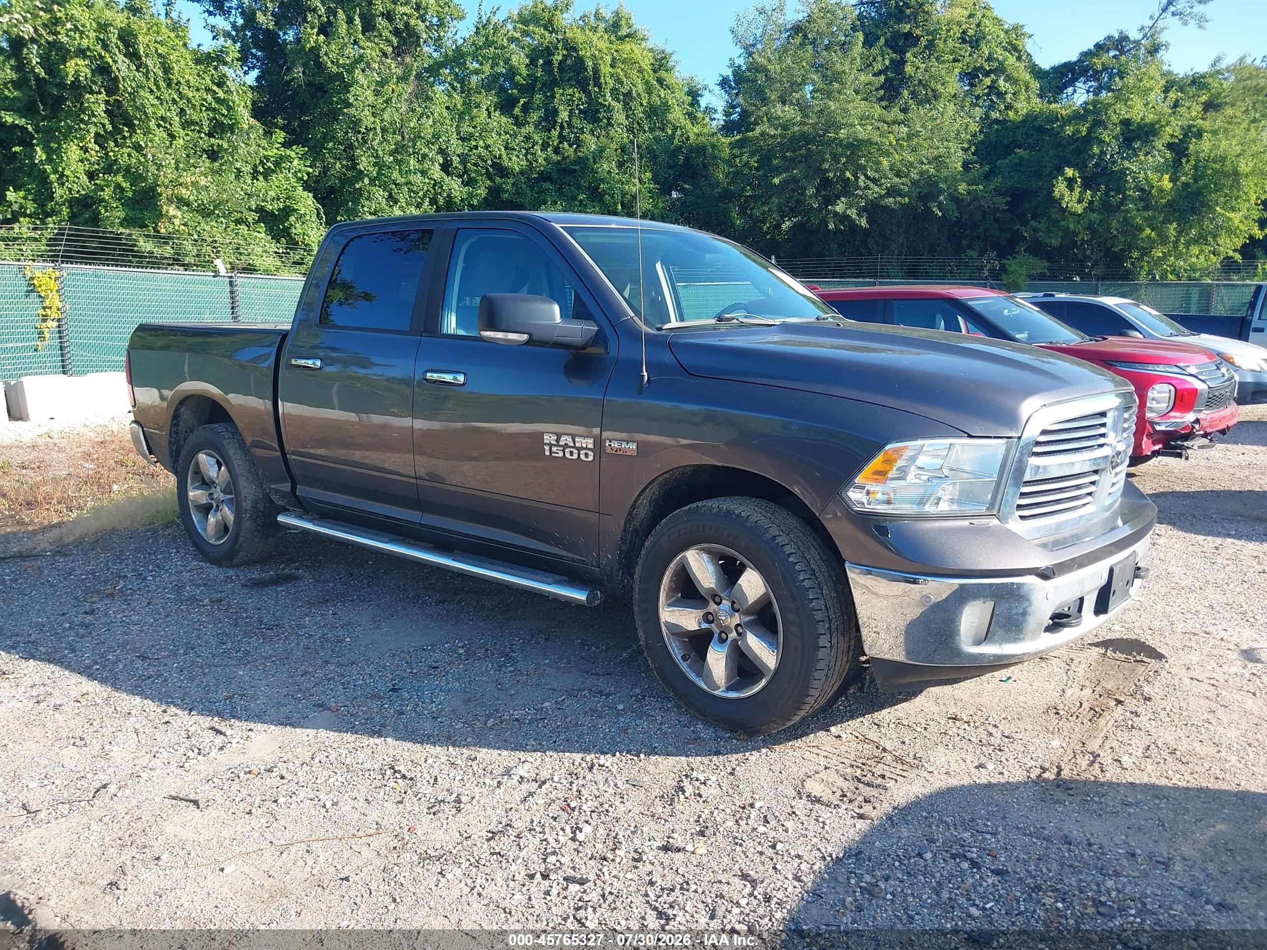 2014 Ram 1500 Big Horn, VIN 1C6RR7LT1ES296208 — Обычный износ
