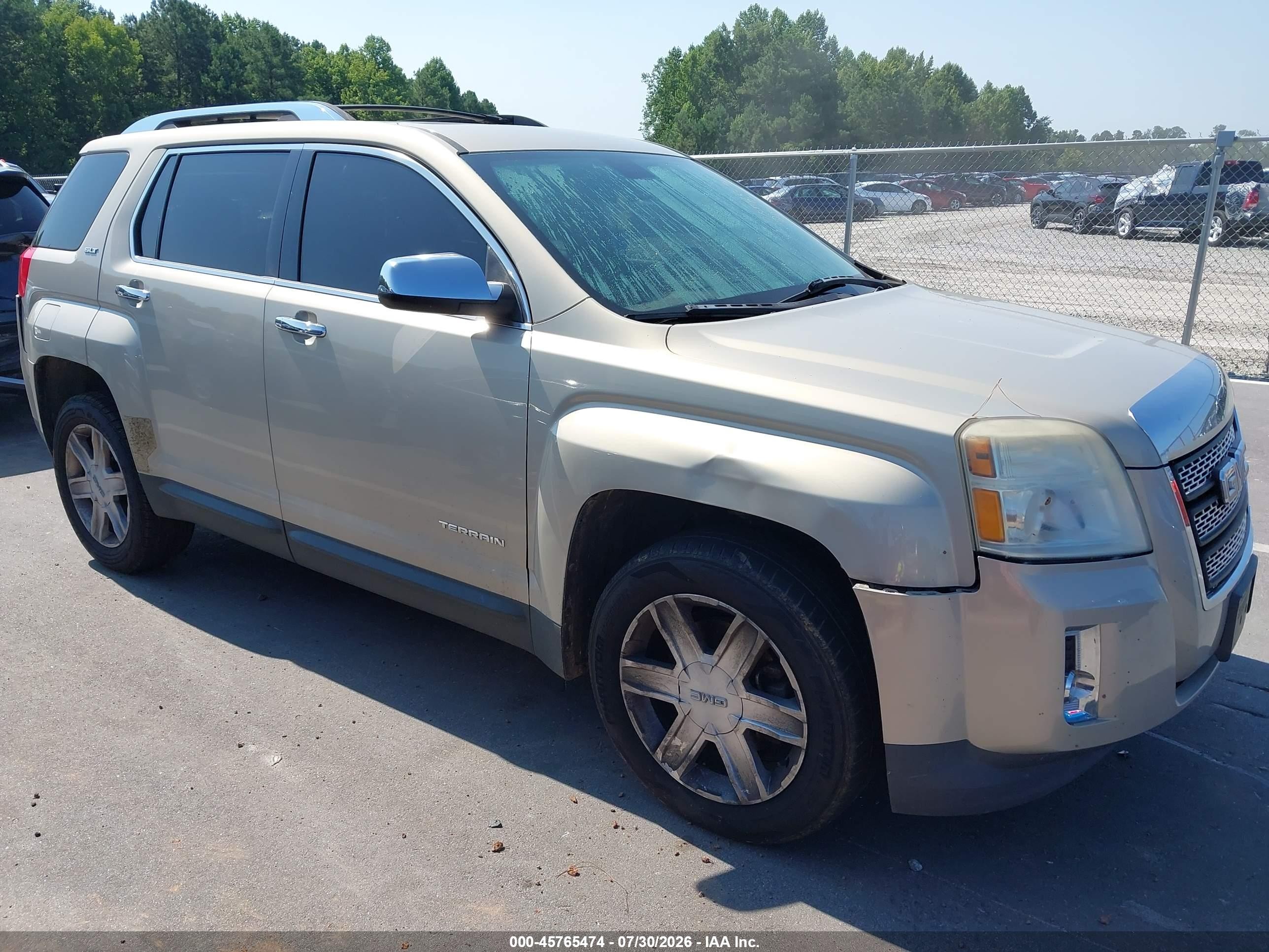 2010 GMC Terrain SLT-2, VIN 2CTALHEW9A6266976 — Обычный износ