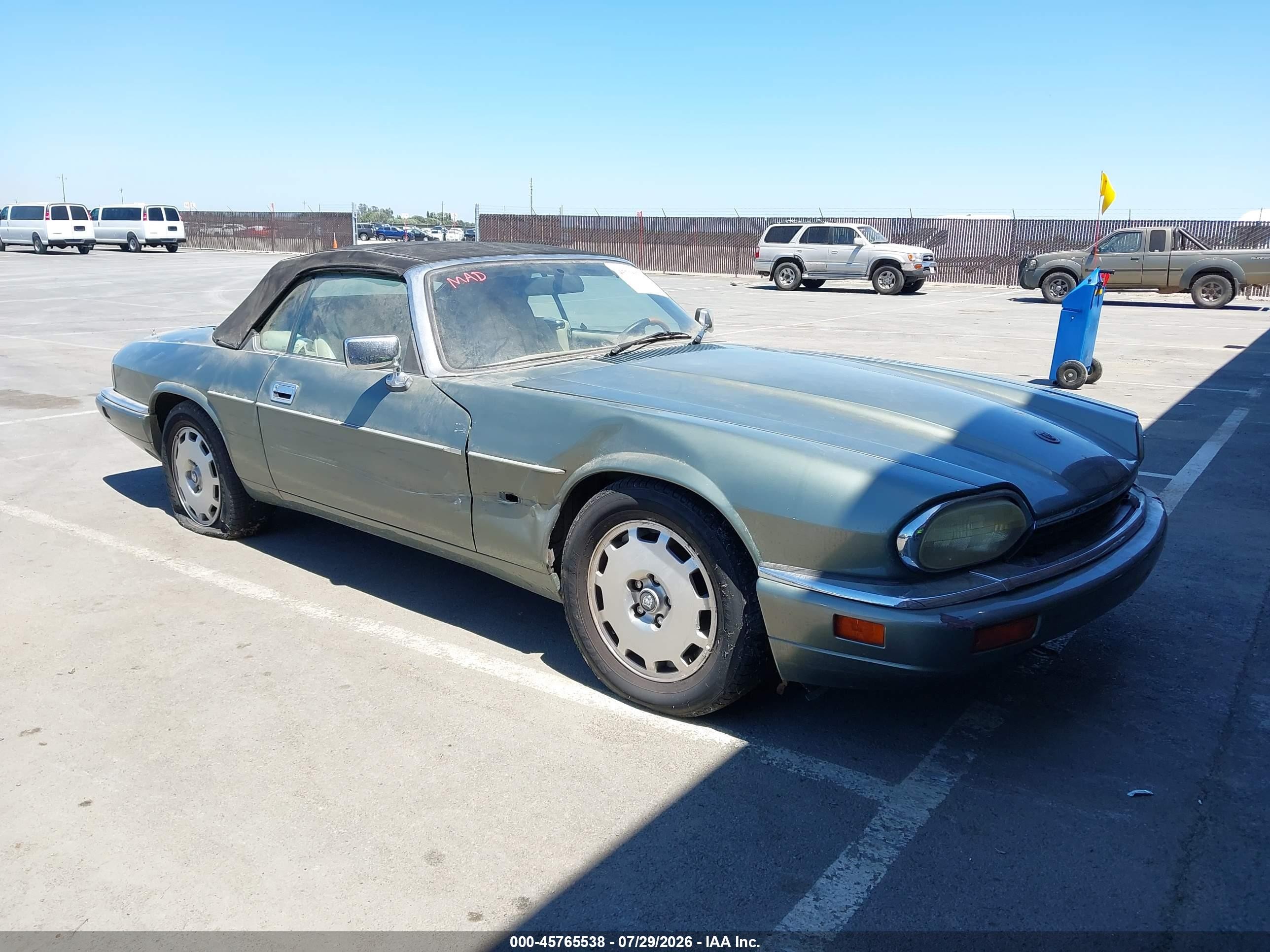 1996 Jaguar XJS, VIN SAJNX2746TC226263 — Обычный износ