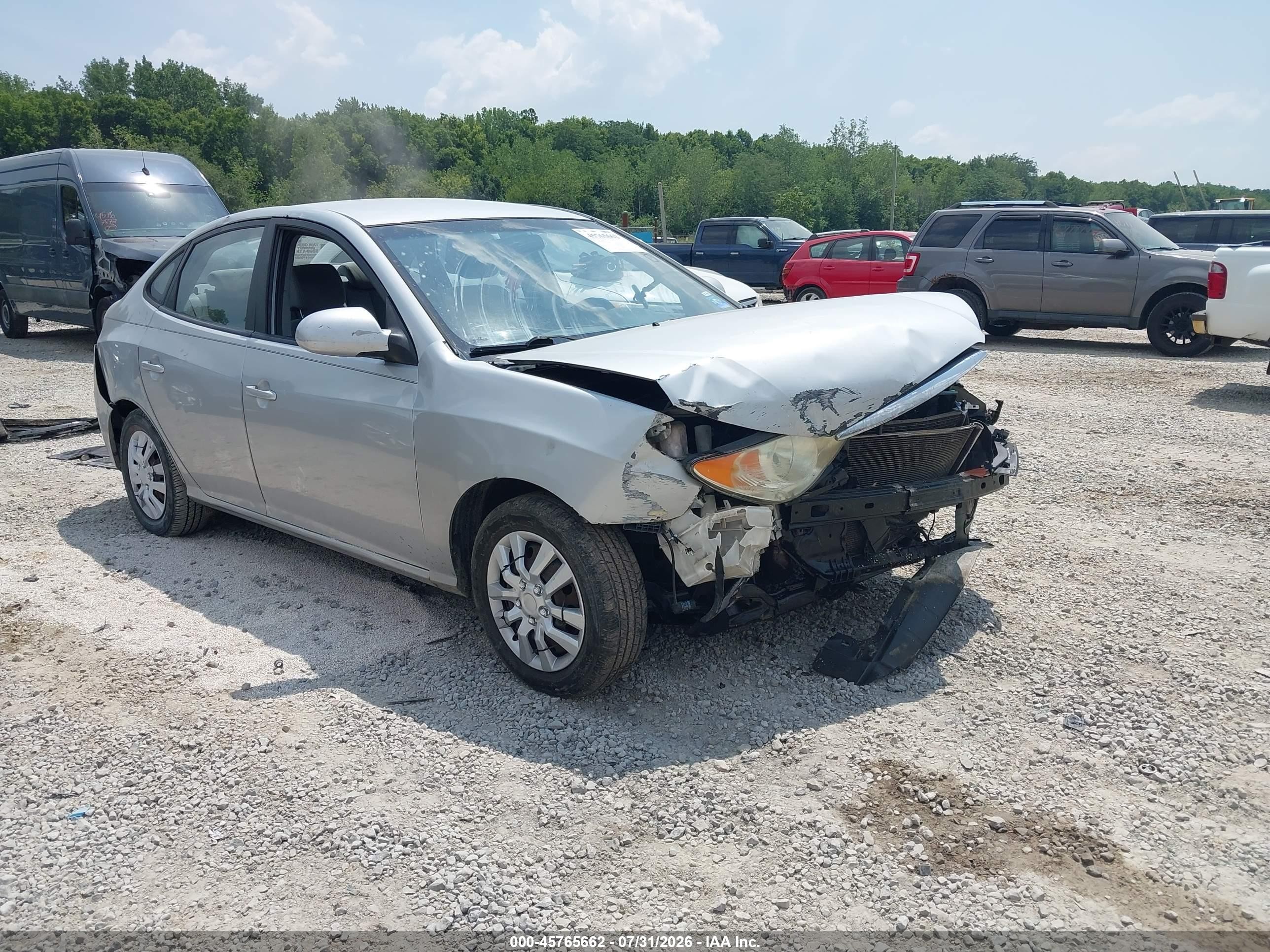 2010 Hyundai Elantra GLS, VIN KMHDU4AD0AU141350 — Front end