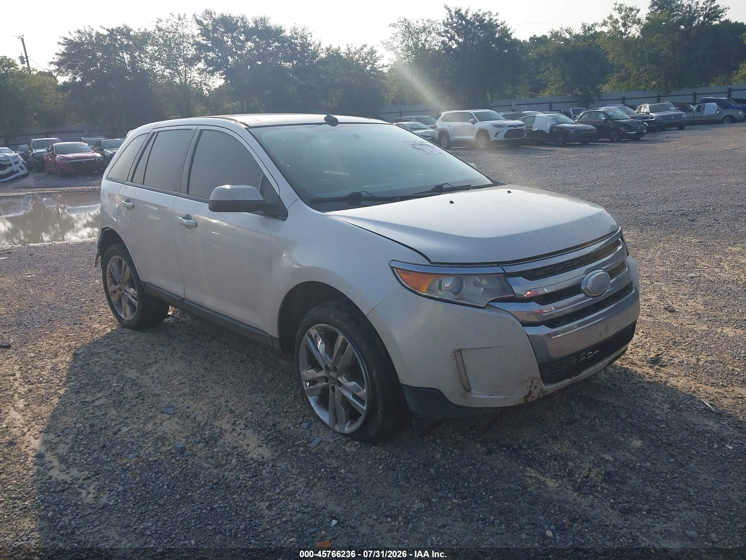 2012 Ford Edge SEL, VIN 2FMDK3JC1CBA25641 — Rear end