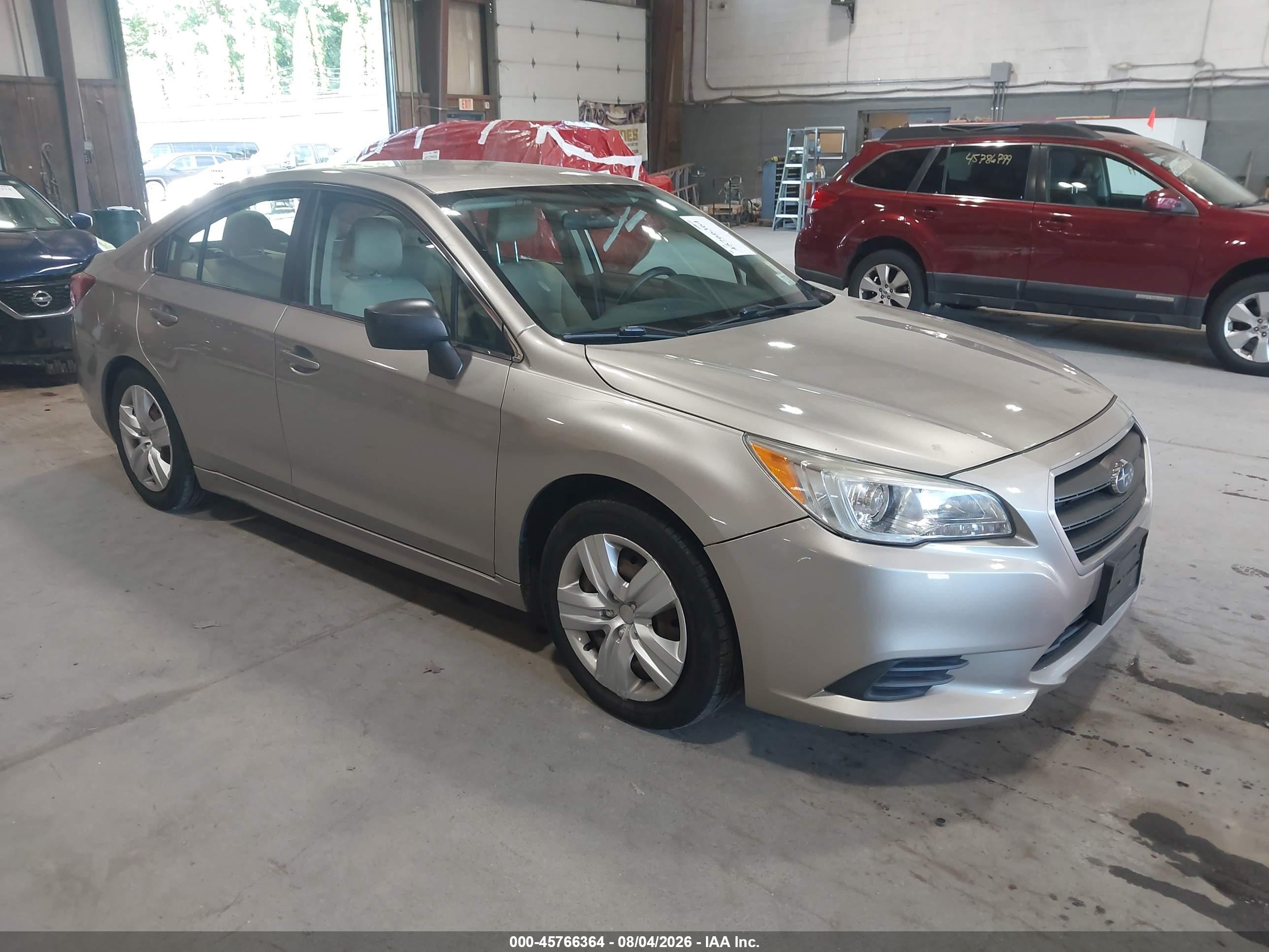 2015 Subaru Legacy 2.5i, VIN 4S3BNAA69F3066704 — Rear end