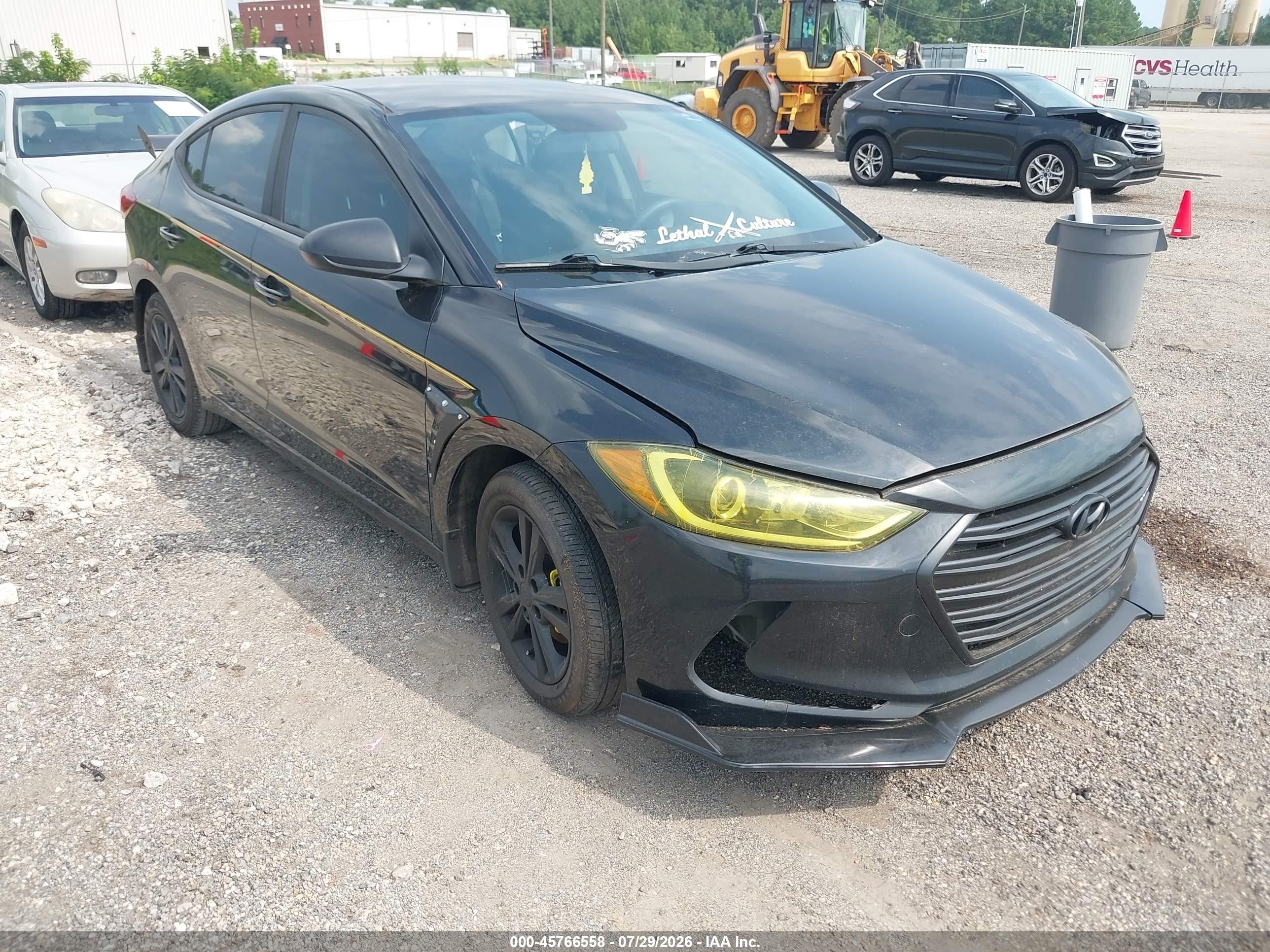 2018 Hyundai Elantra SEL, VIN KMHD84LF3JU491039 — Normal wear