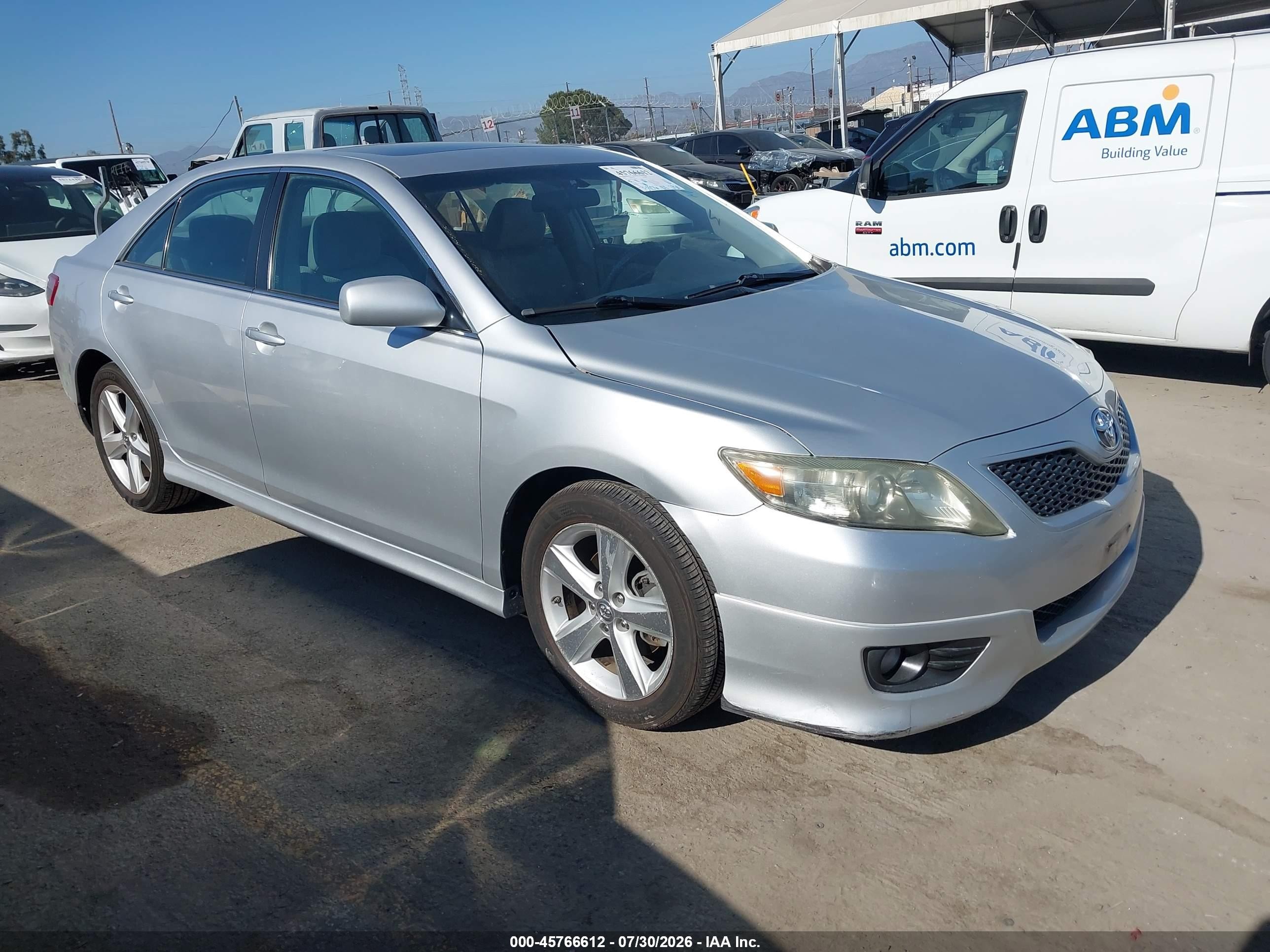 2010 Toyota Camry LE, VIN 4T1BF3EK3AU069841 — Rear end