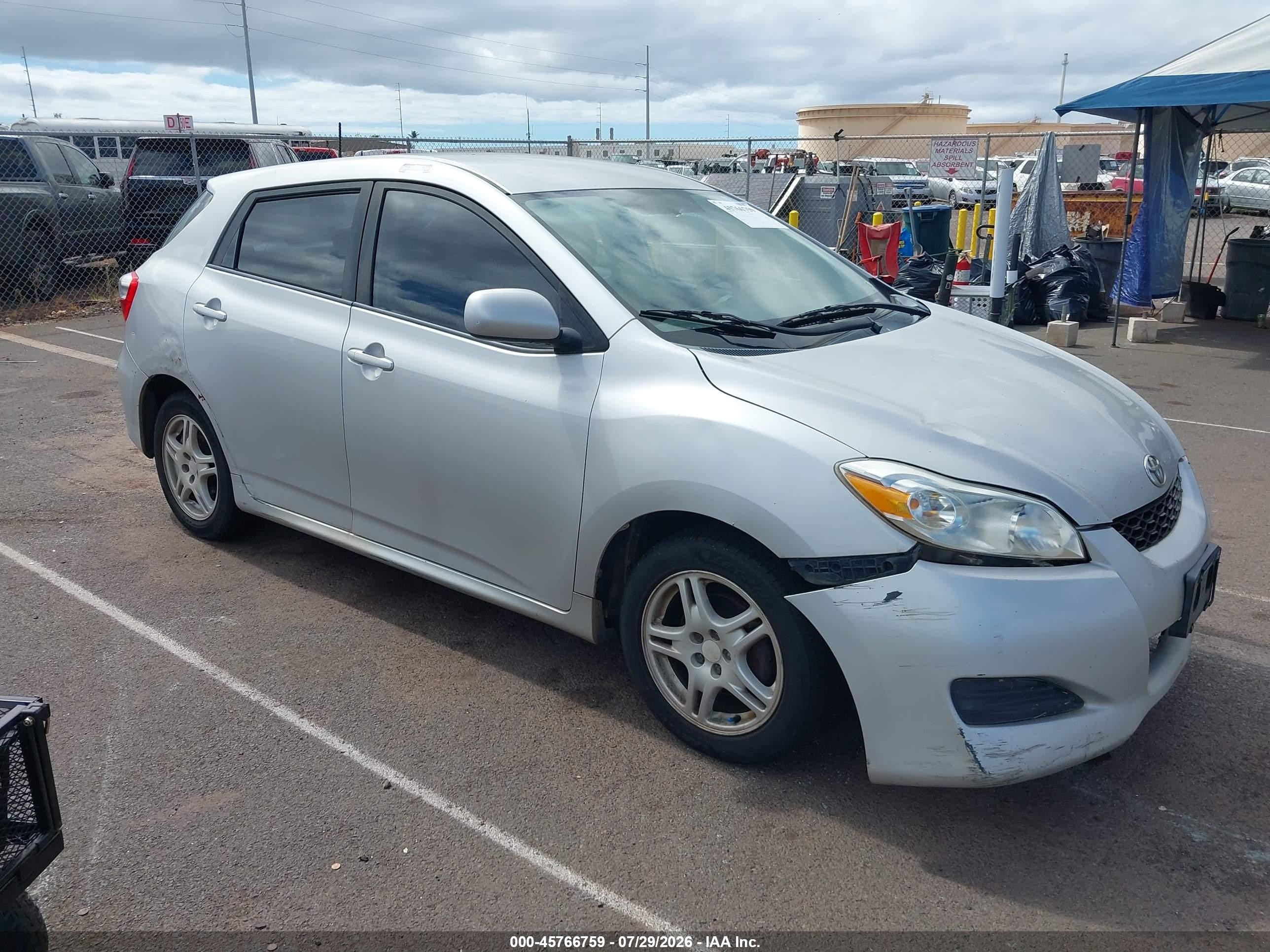 2010 Toyota Matrix, VIN 2T1KU4EE5AC283138 — Normal wear