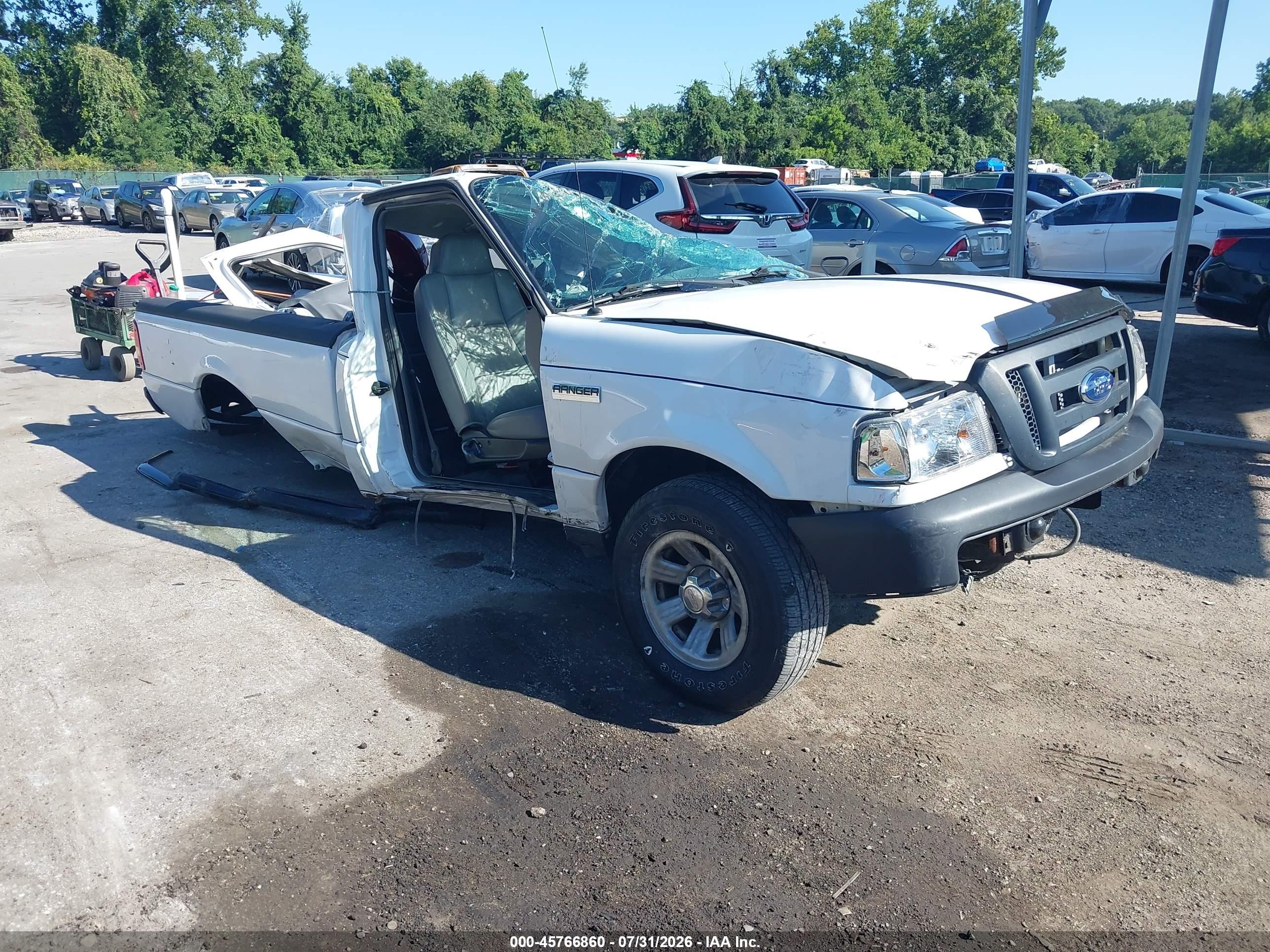 2008 Ford Ranger XL, VIN 1FTYR10U38PA28752 — Опрокидывание