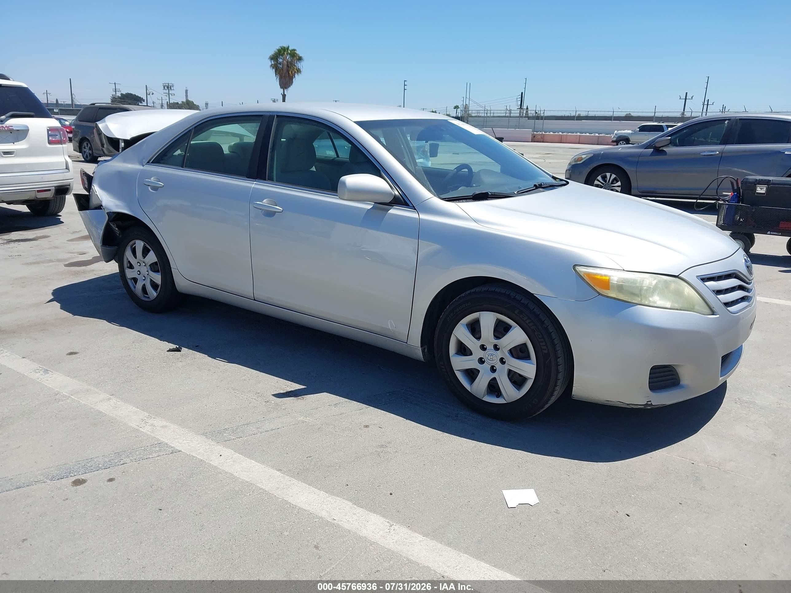2010 Toyota Camry LE, VIN 4T1BF3EK9AU054891 — Rear end