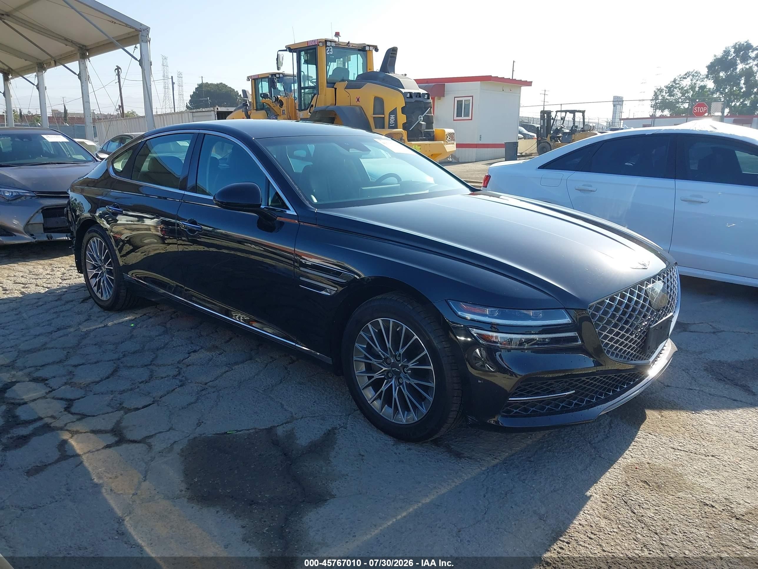 2021 Genesis G80 2.5T, VIN KMTGB4SCXMU046278 — Rear end