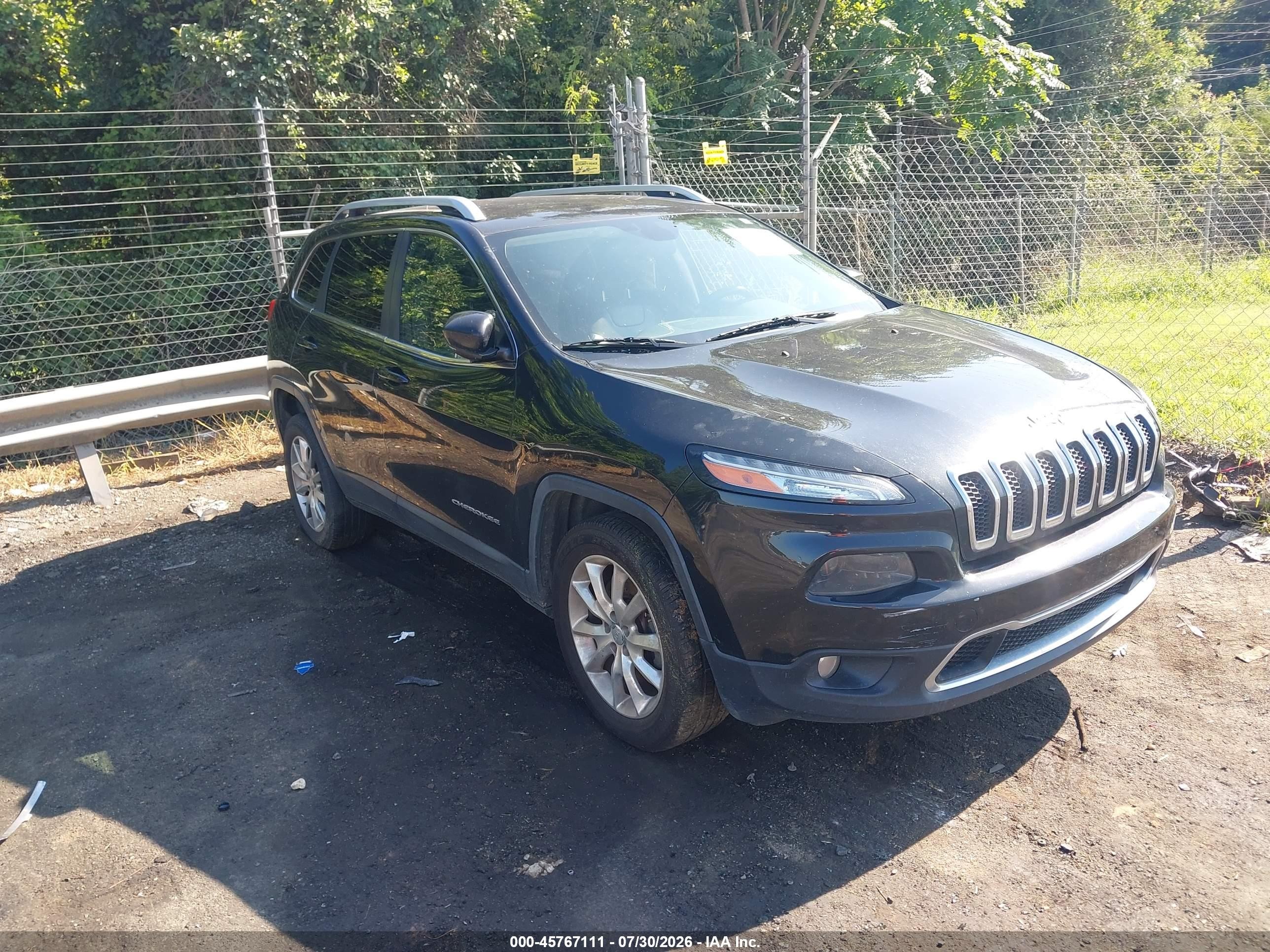 2014 Jeep Cherokee Limited, VIN 1C4PJMDB1EW142313 — Repossession
