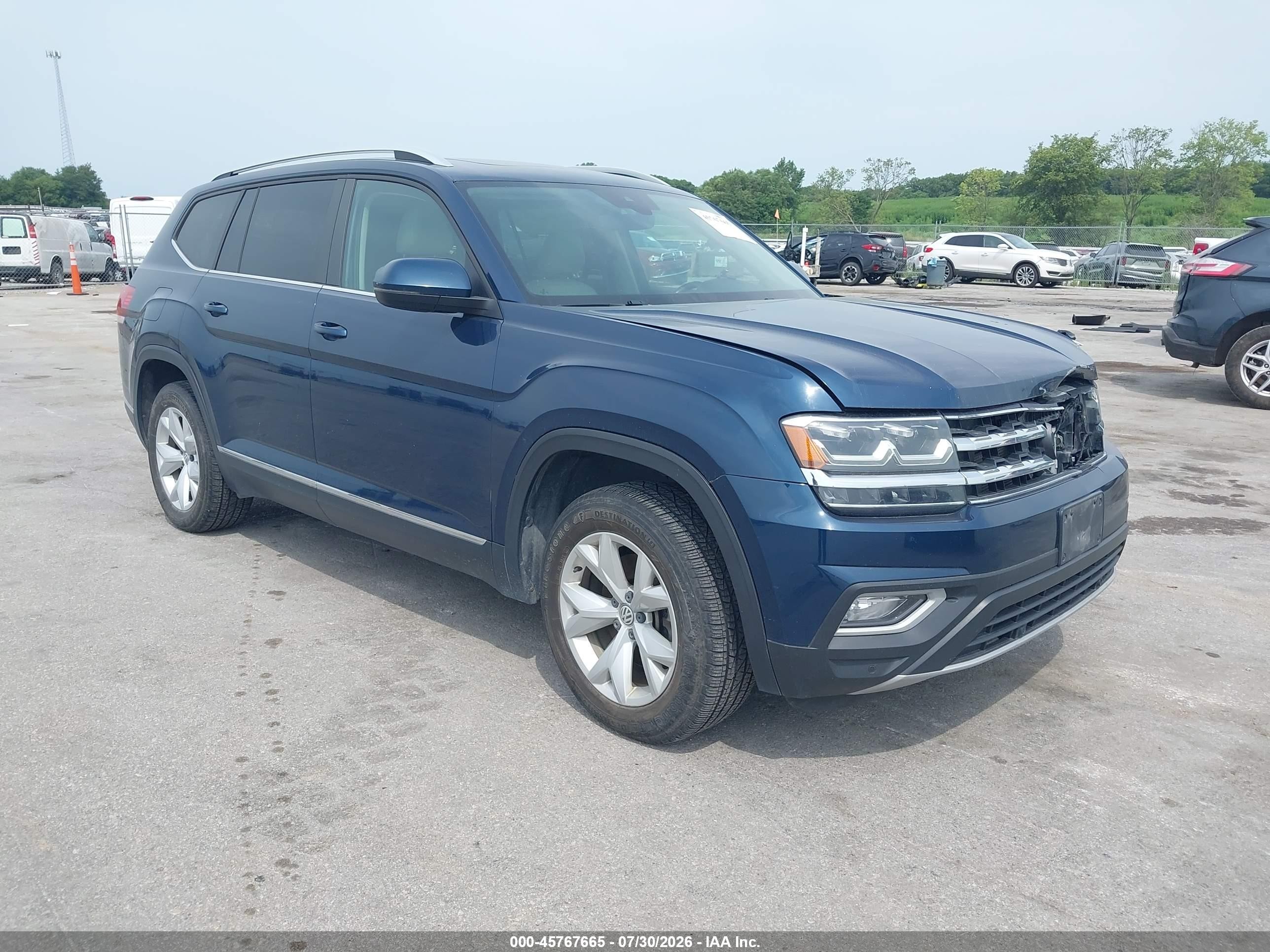 2018 Volkswagen Atlas SEL, VIN 1V2MR2CA2JC535532 — Normal wear