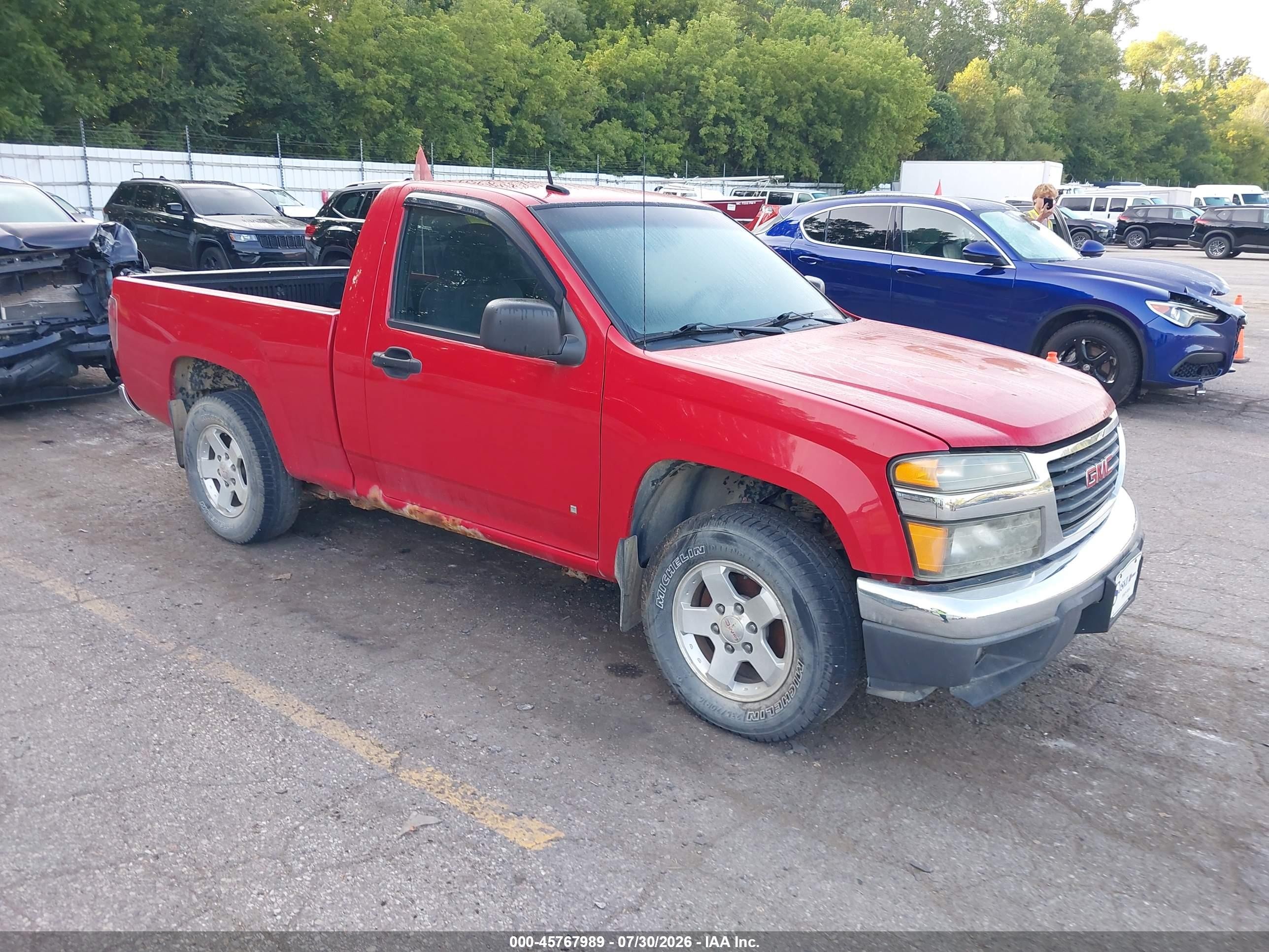 2009 GMC Canyon Work Truck, VIN 1GTCS149X98100255 — Normal wear
