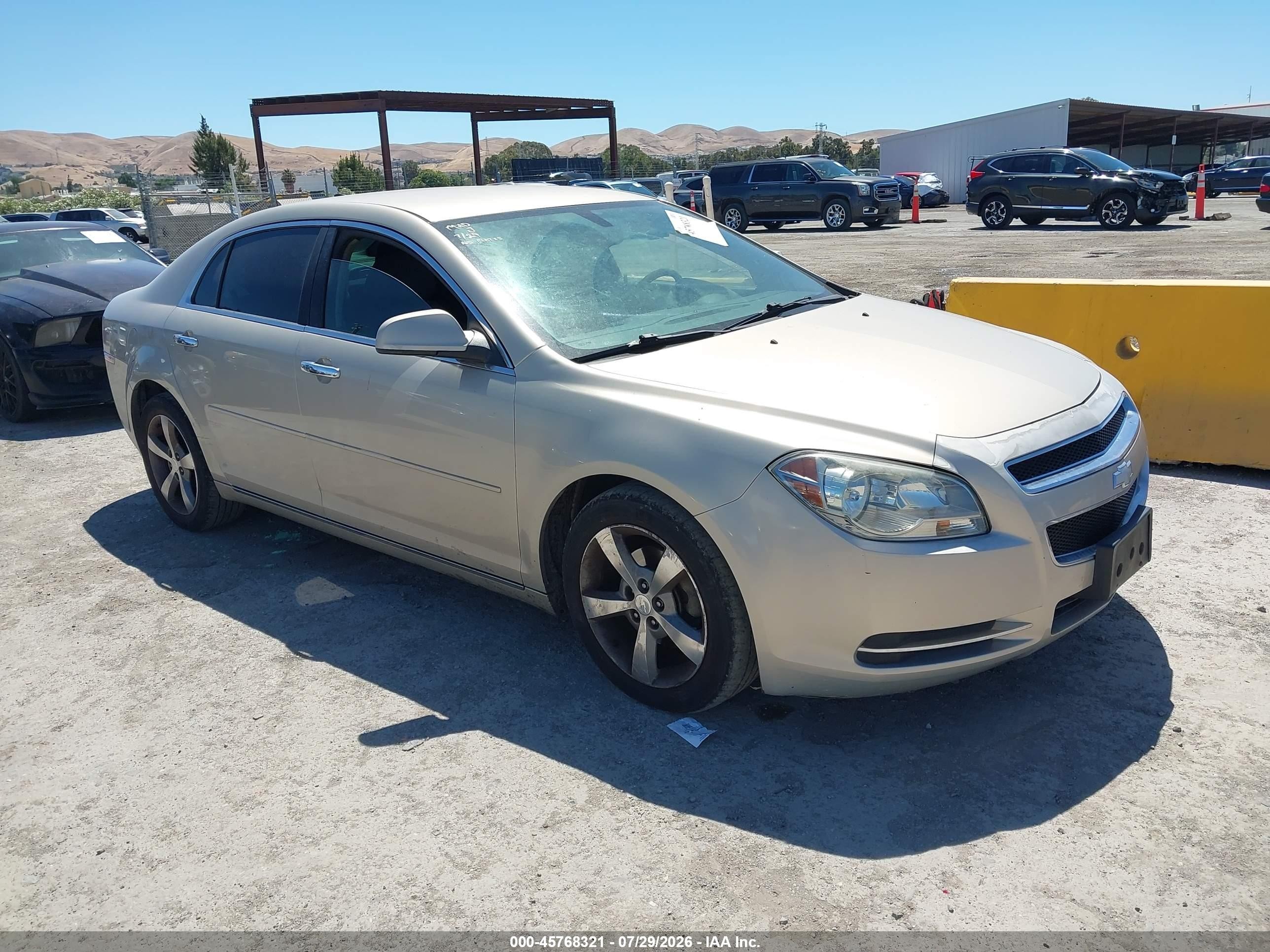 2012 Chevrolet Malibu 1LT, VIN 1G1ZC5E0XCF194504 — Normal wear