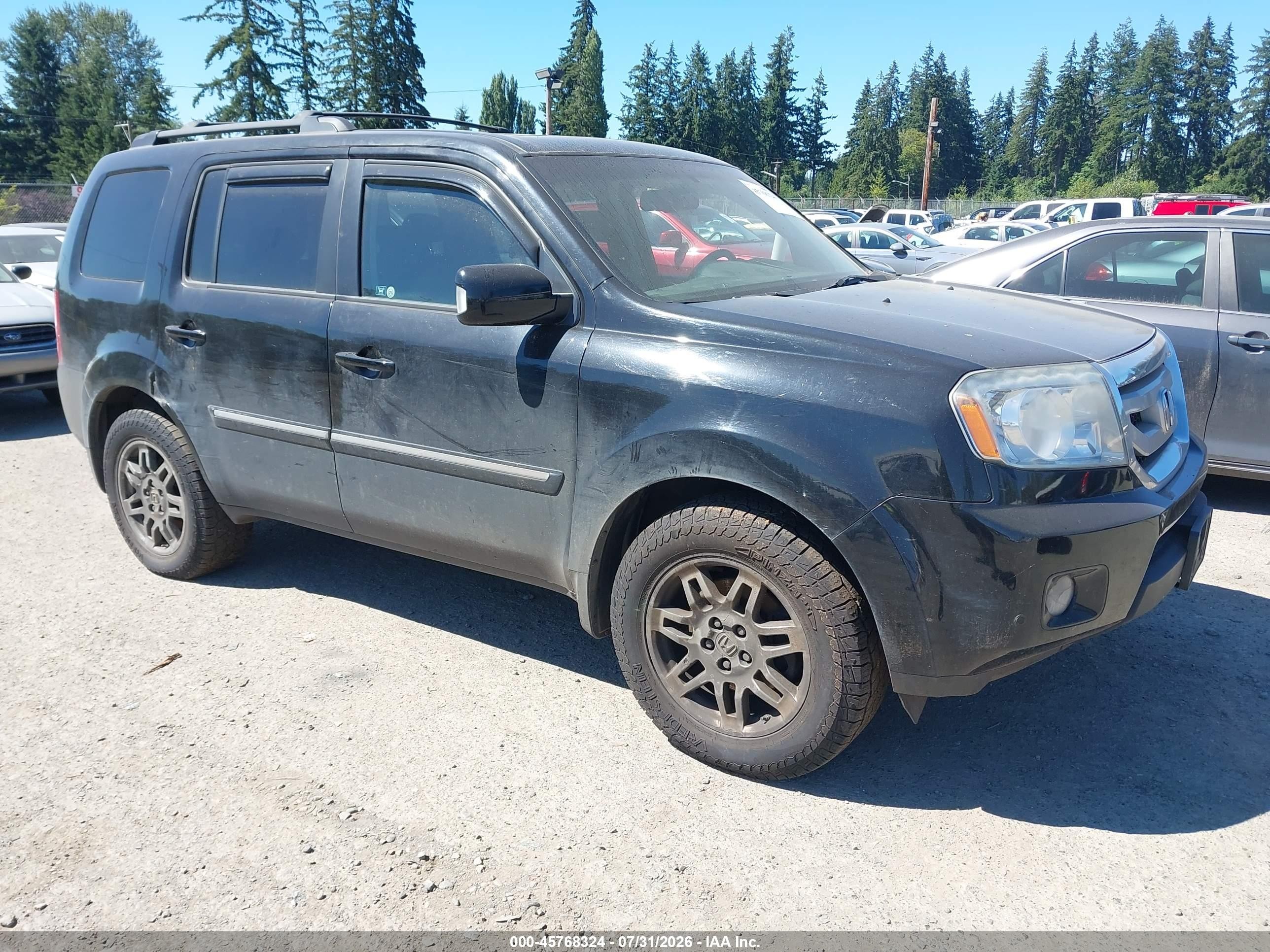 2010 Honda Pilot Touring, VIN 5FNYF4H90AB033451 — Обычный износ