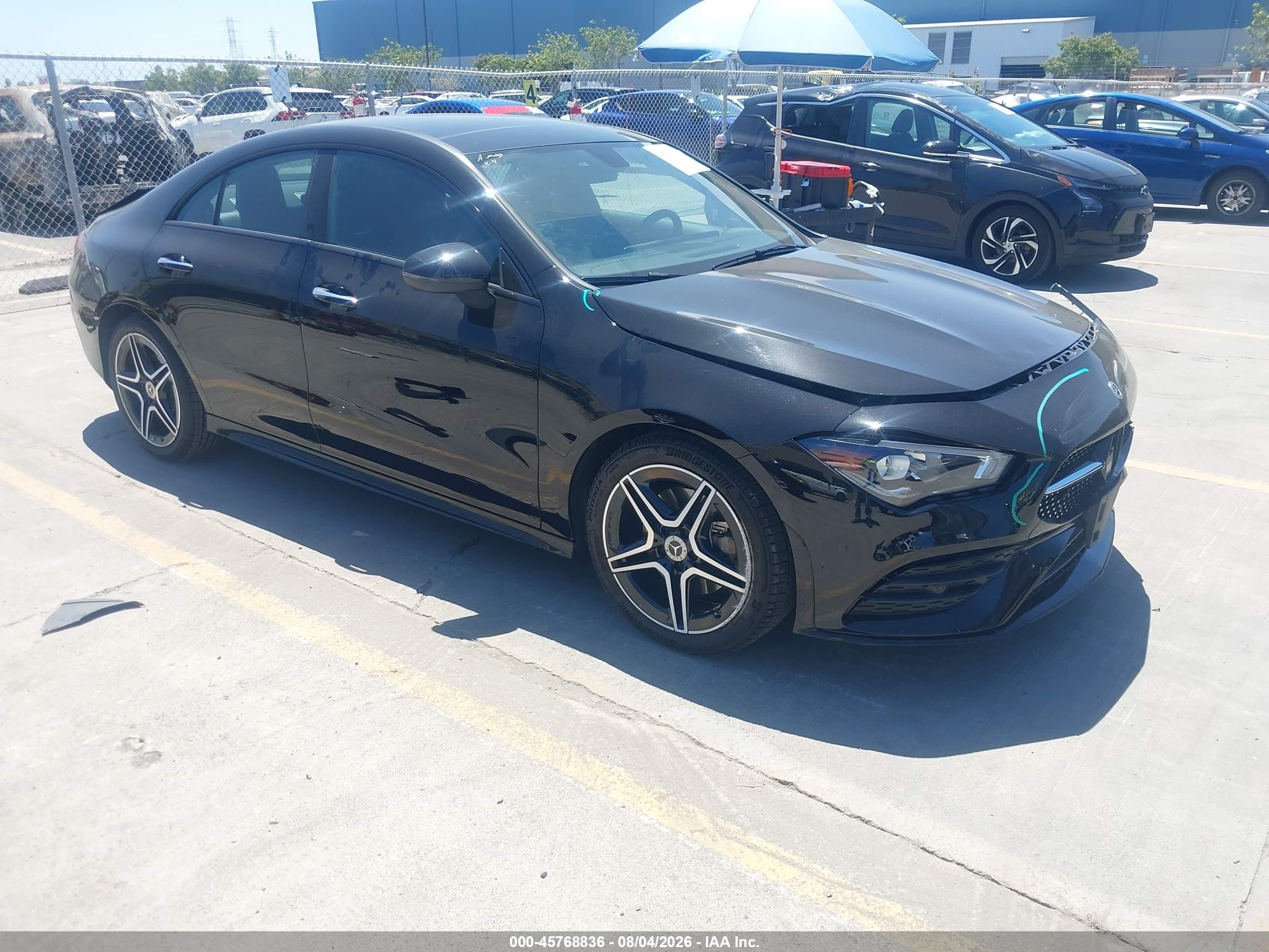 2023 Mercedes-Benz CLA 250, VIN W1K5J4GB0PN331746 — Front end