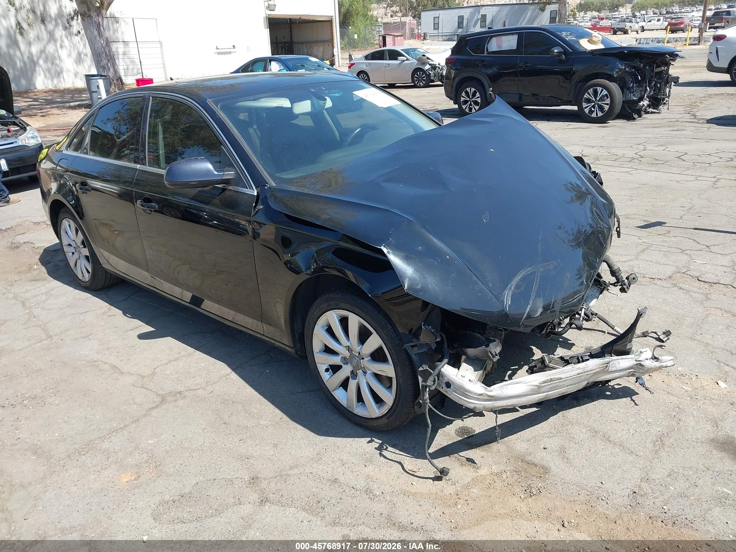 2013 Audi A4 Premium, VIN WAUAFAFL4DN026746 — Normal wear