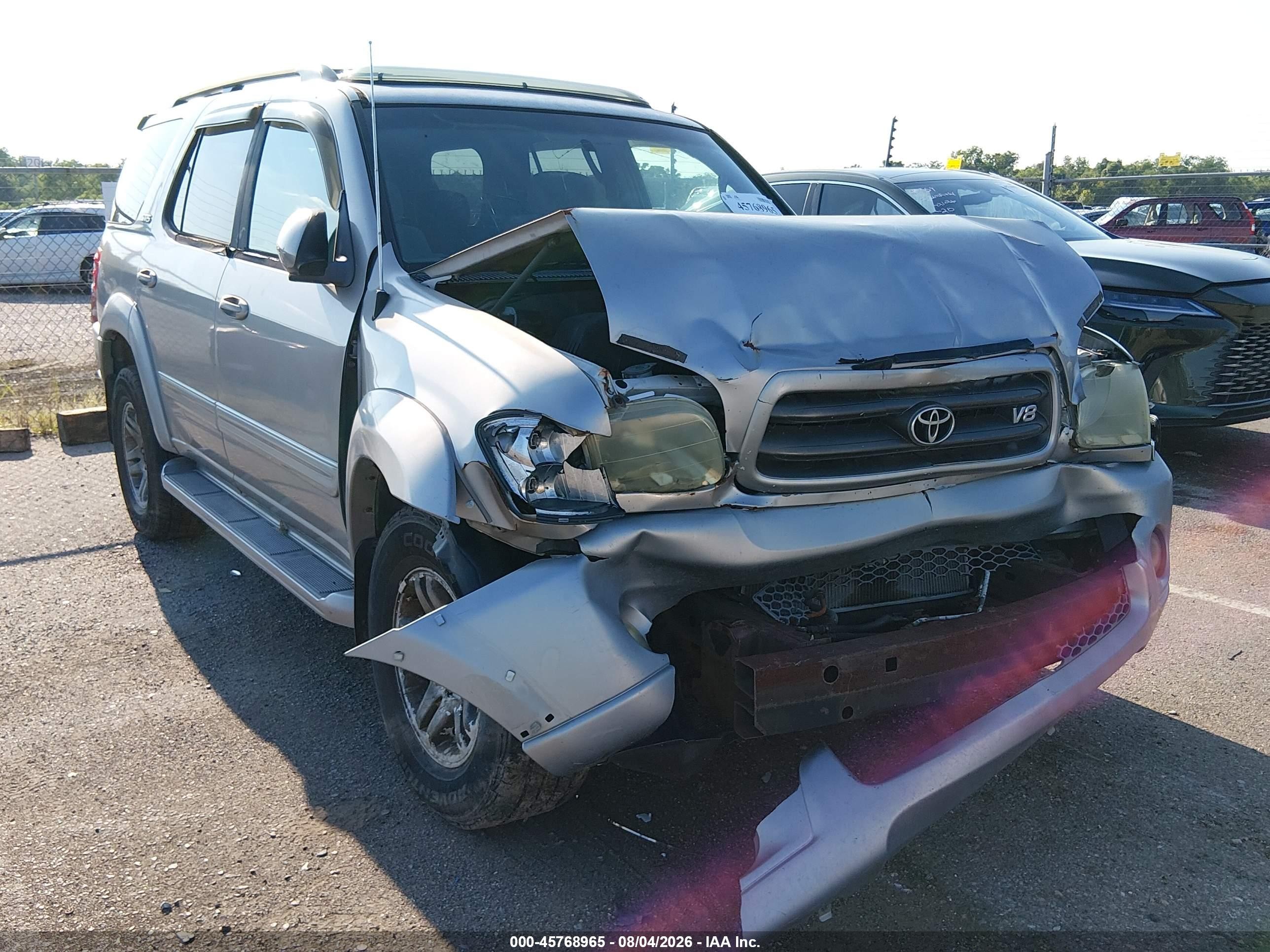 2004 Toyota Sequoia SR5, VIN 5TDZT34A74S208916 — Обычный износ