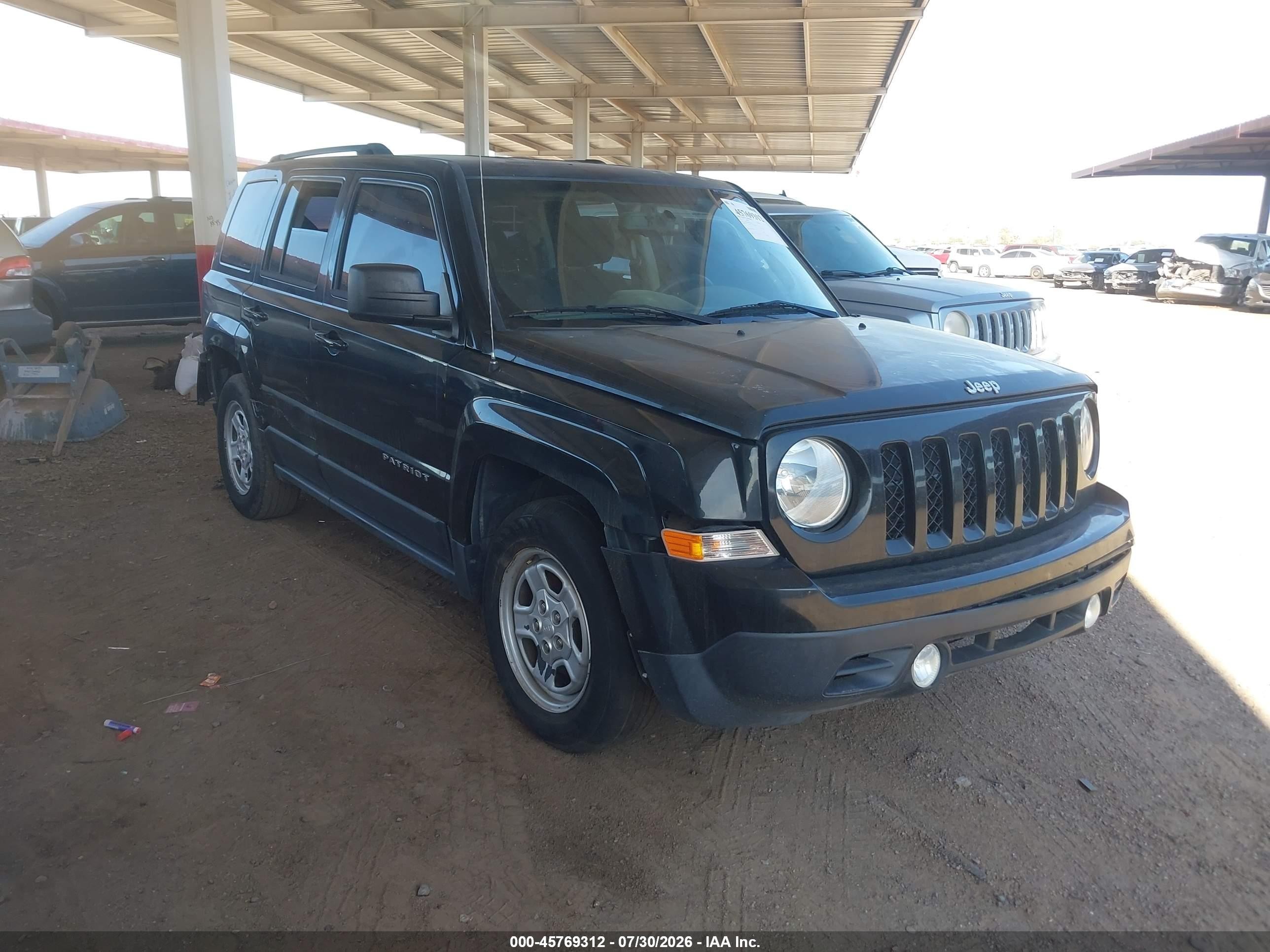 2017 Jeep Patriot Sport, VIN 1C4NJPBB6HD157675 — Normal wear