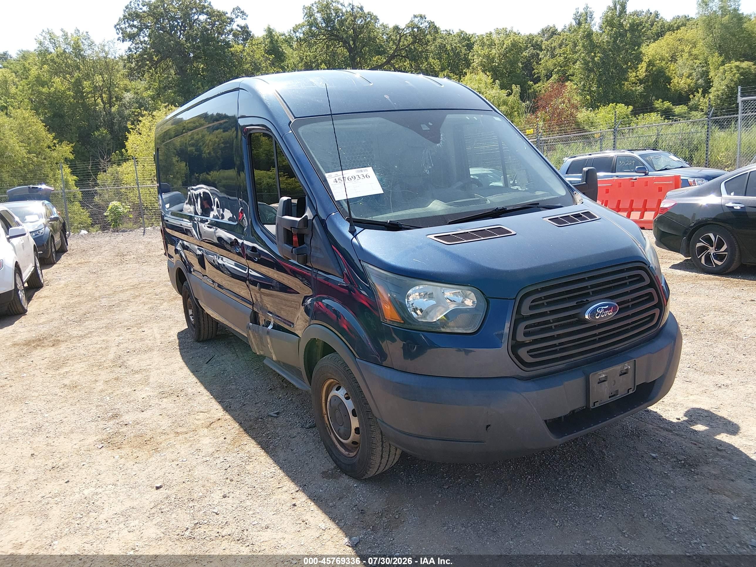2015 Ford Transit Cargo, VIN 1FTSW2CM4FKA12019 — Normal wear