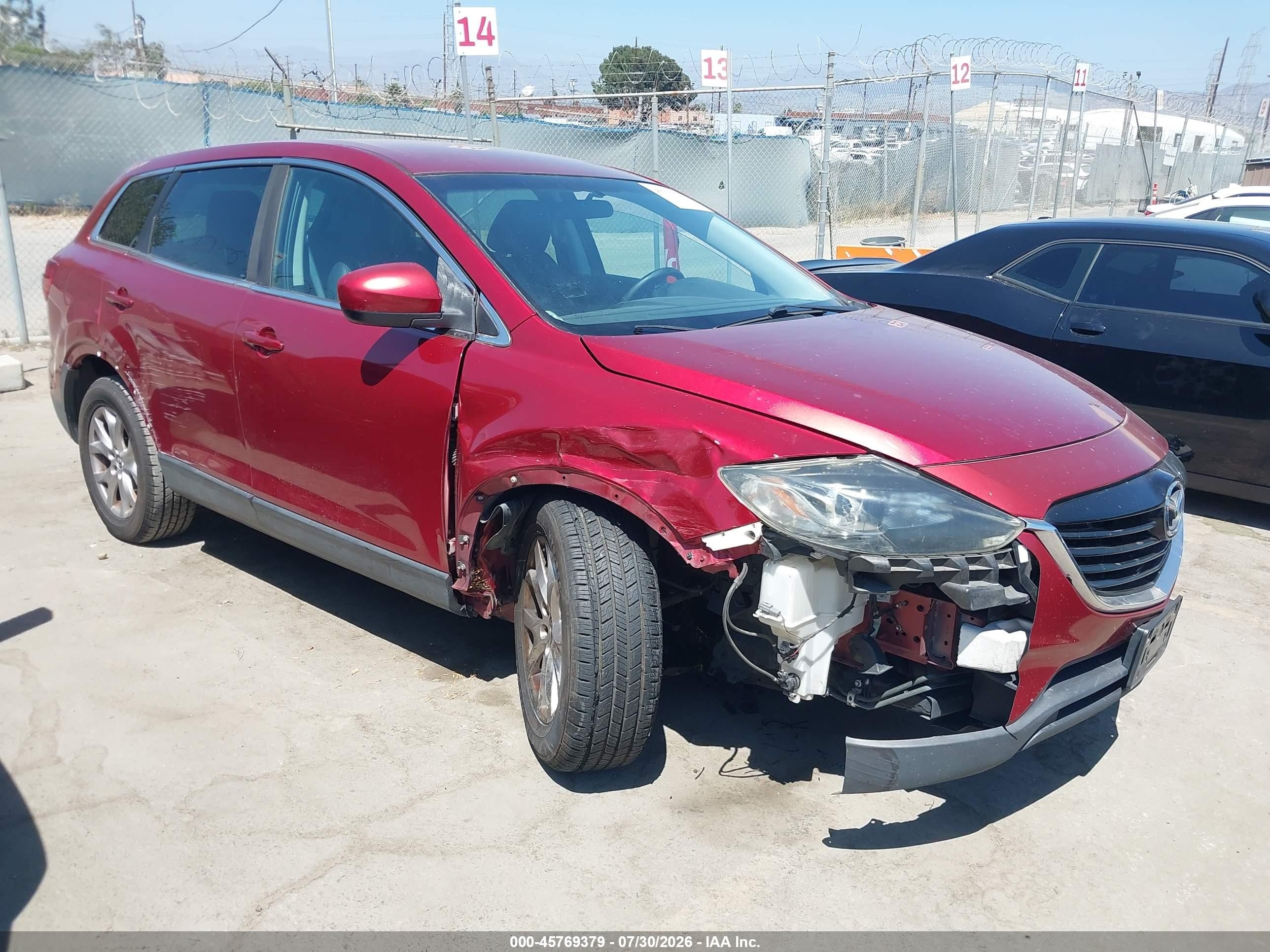 2015 Mazda CX-9 Touring, VIN JM3TB3CV7F0466864 — Front end