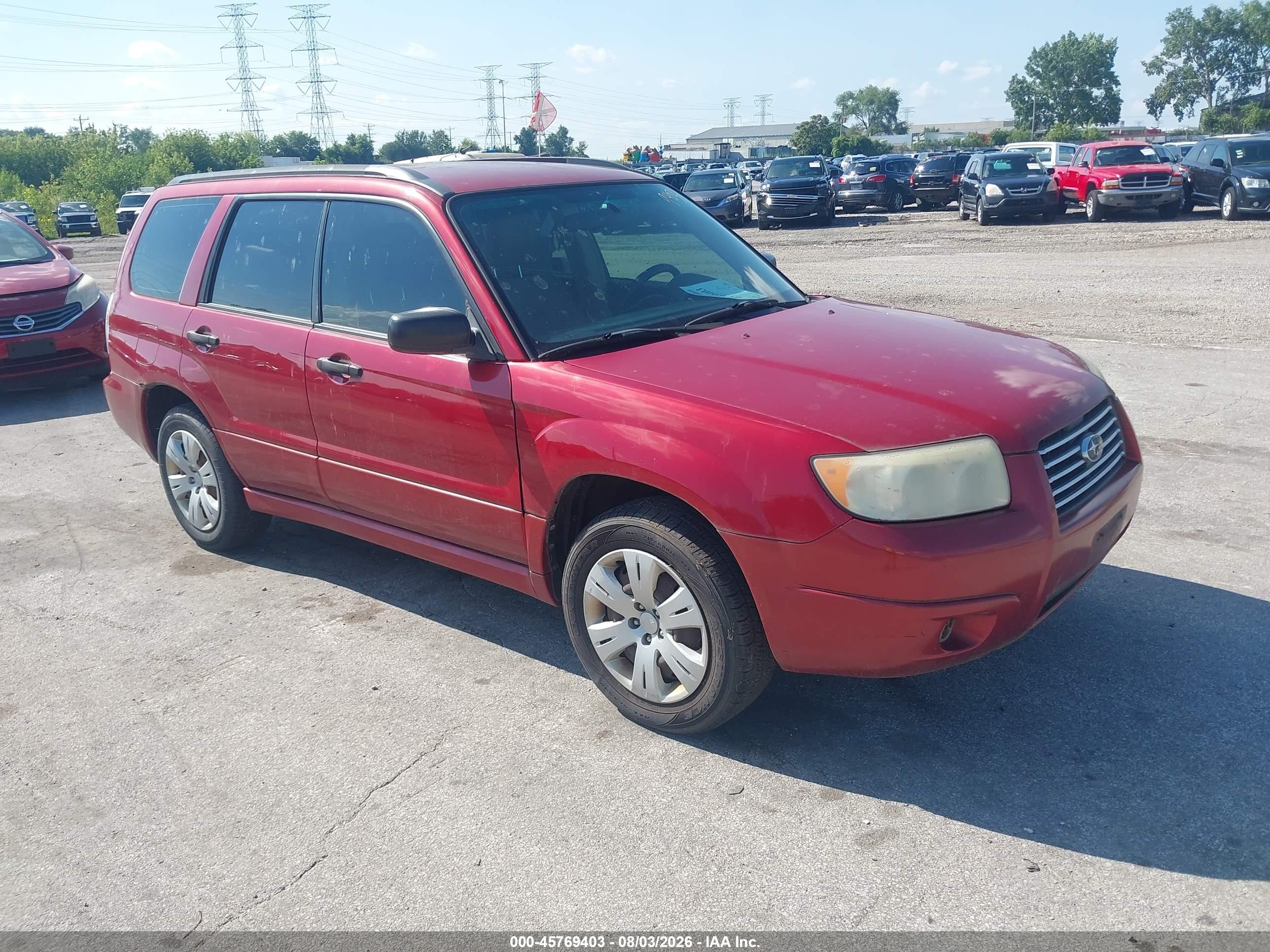 2008 Subaru Forester X, VIN JF1SG636X8H712042 — Normal wear