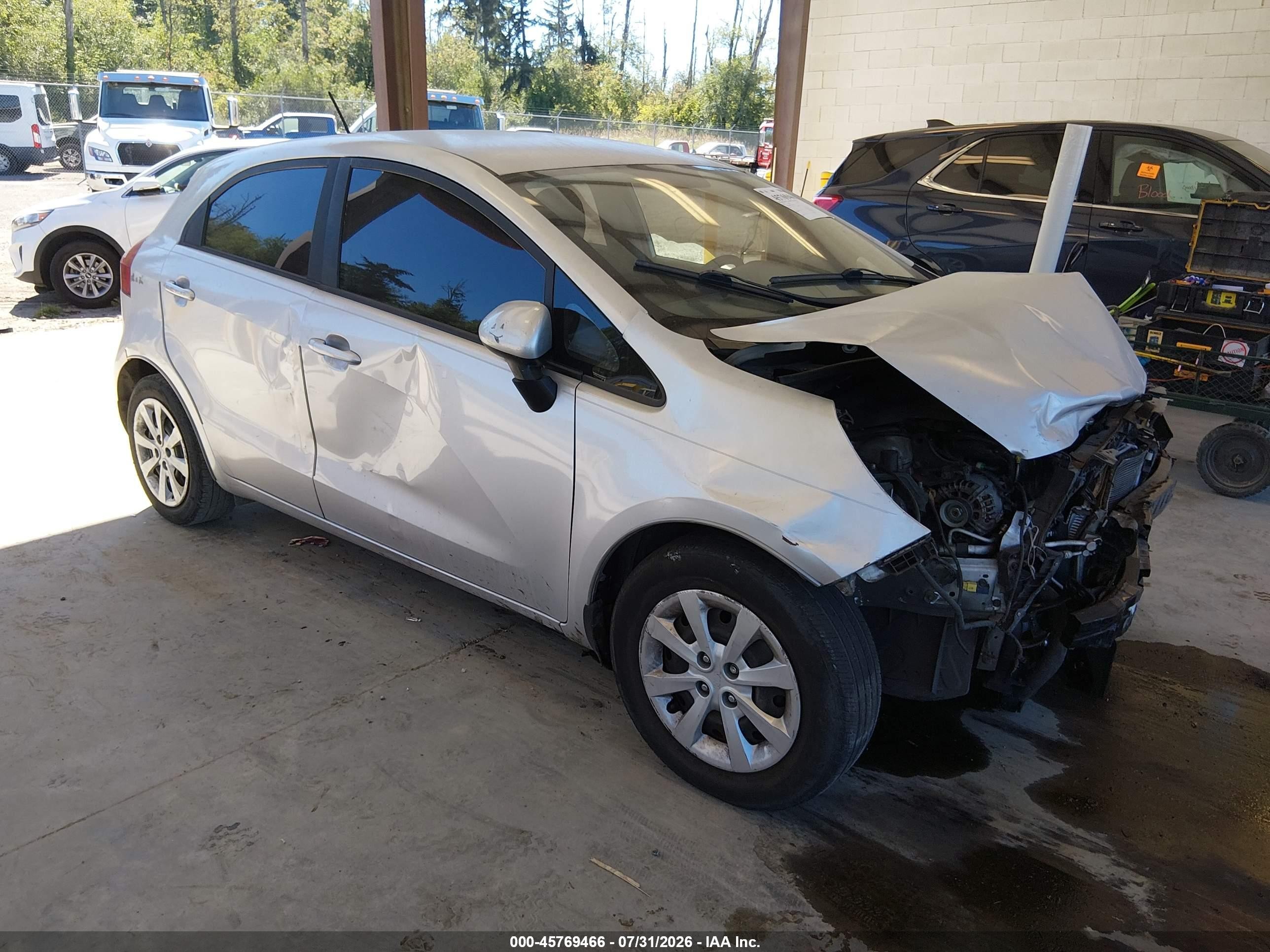 2014 Kia Rio LX, VIN KNADM5A35E6359759 — All over