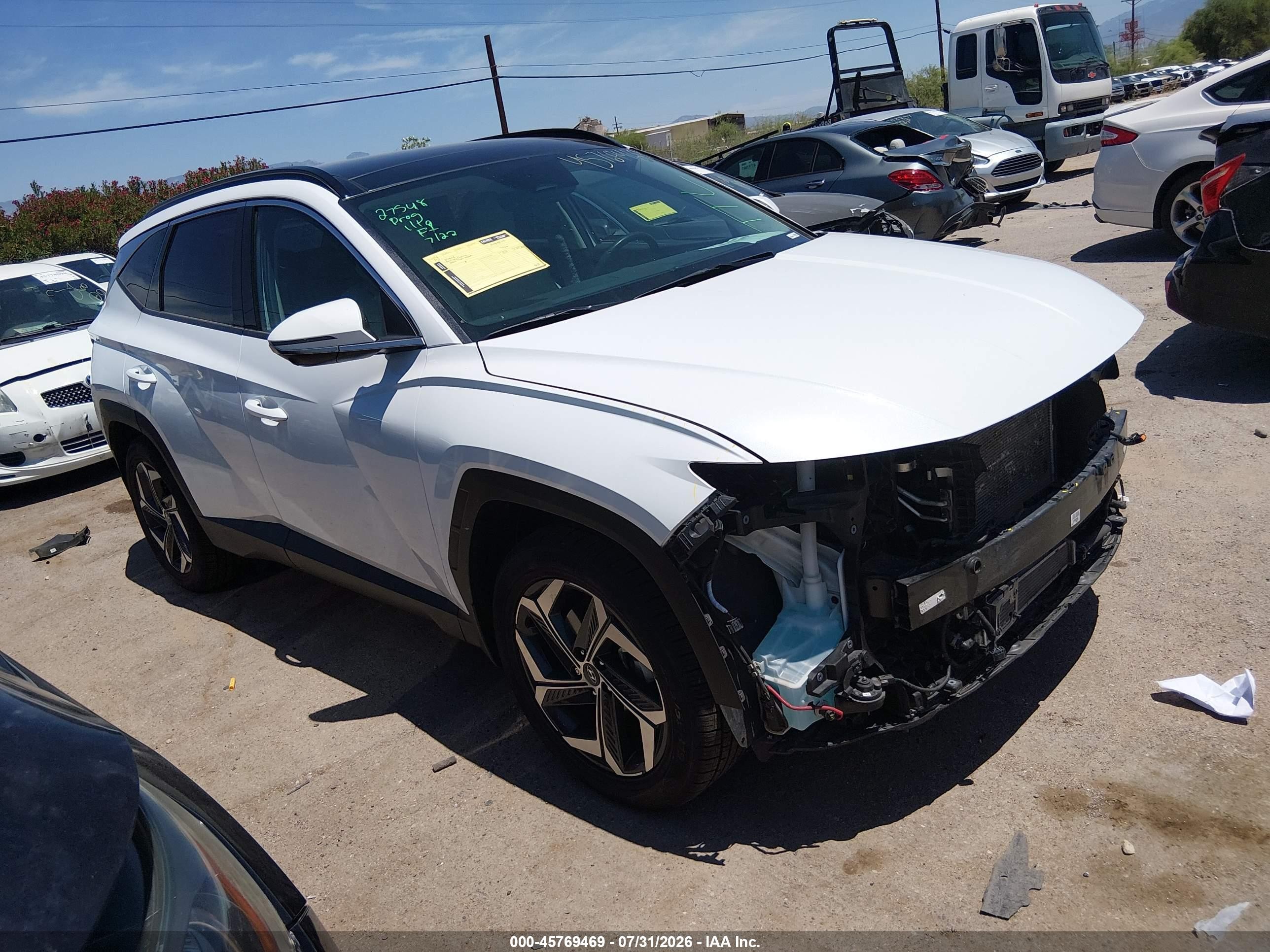 2023 Hyundai Tucson Limited, VIN KM8JECA17PU112159 — Front end