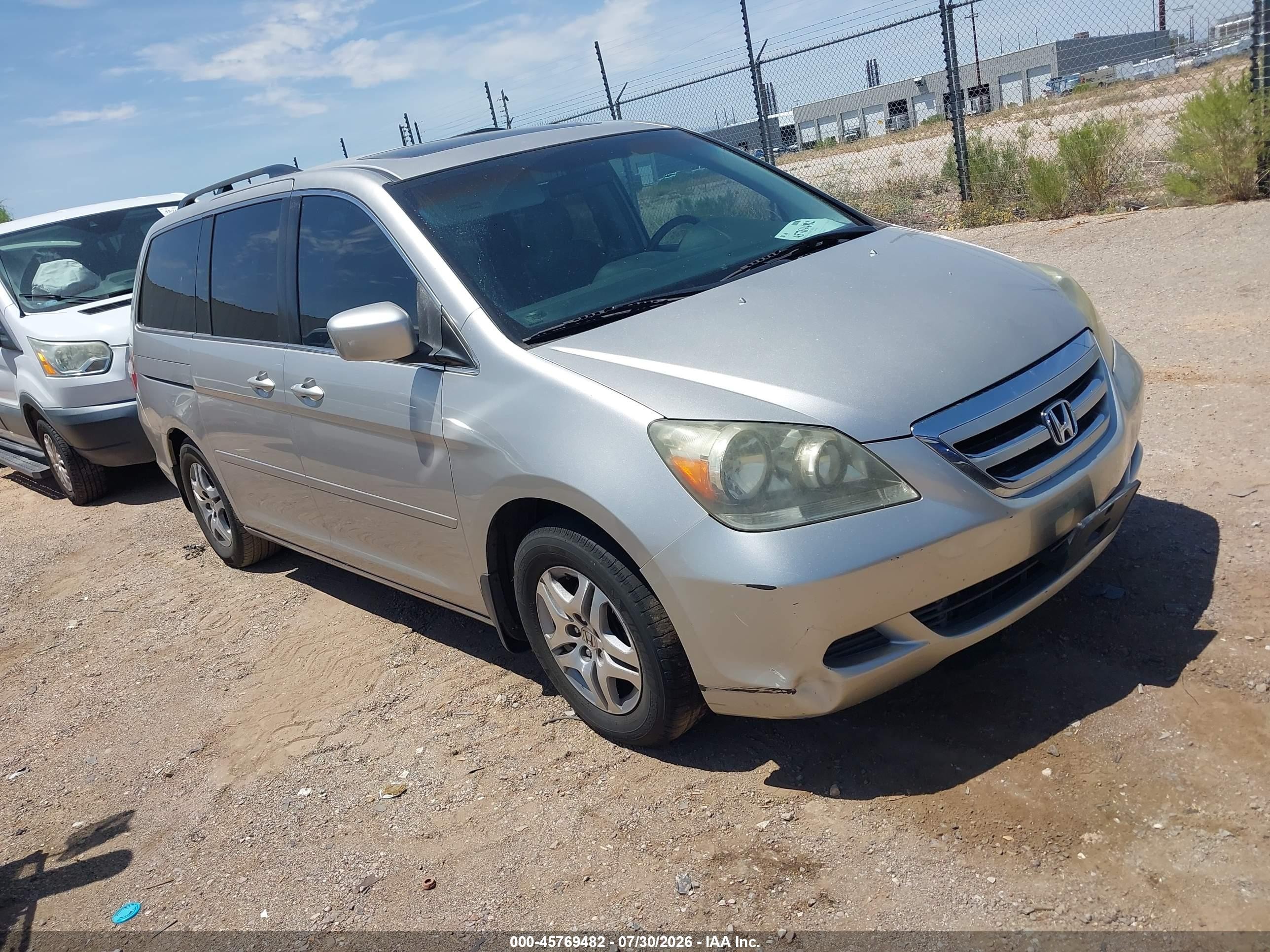 2006 Honda Odyssey EX-L, VIN 5FNRL38766B458489 — Обычный износ