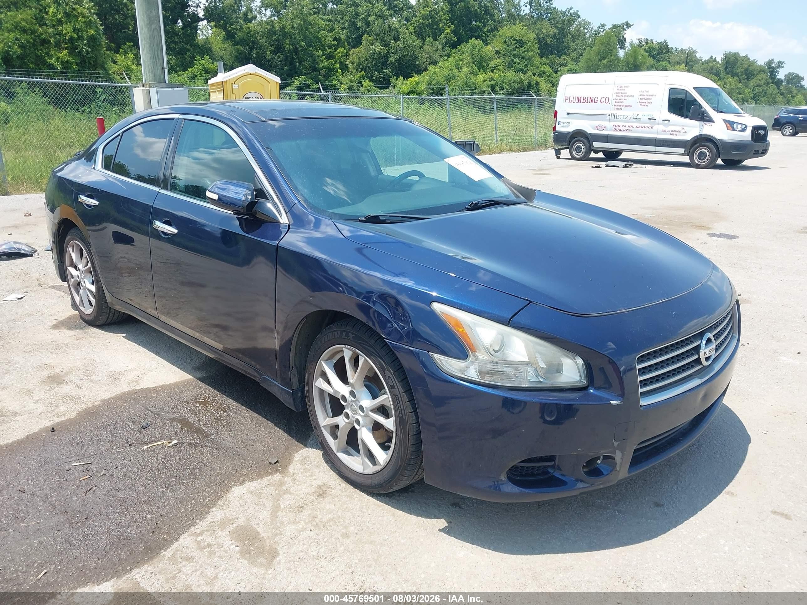 2014 Nissan Maxima SV, VIN 1N4AA5AP3EC914149 — Зад