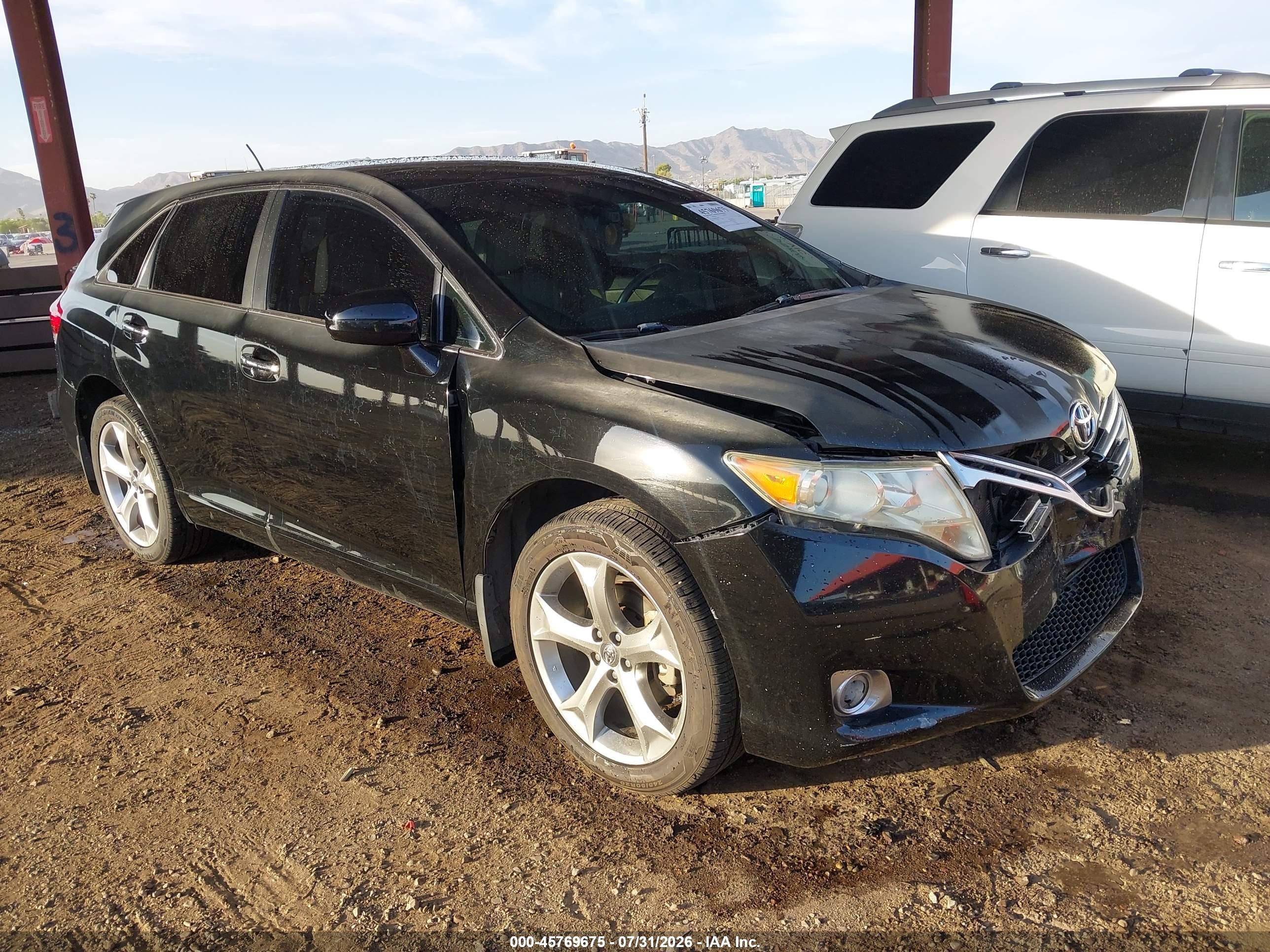 2012 Toyota Venza Limited, VIN 4T3BK3BB4CU067963 — Front end