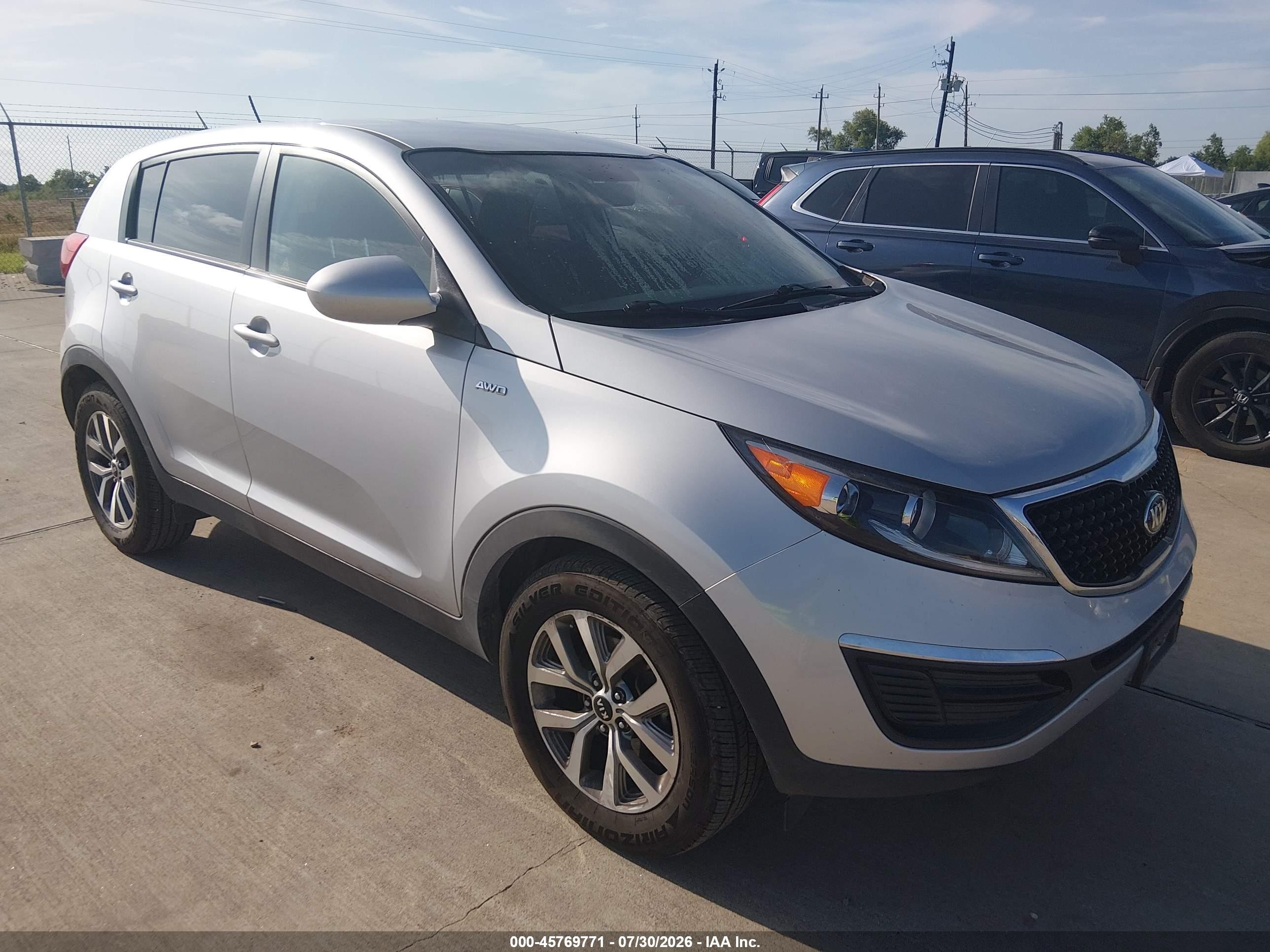 2015 Kia Sportage LX, VIN KNDPBCAC1F7780108 — Normal wear