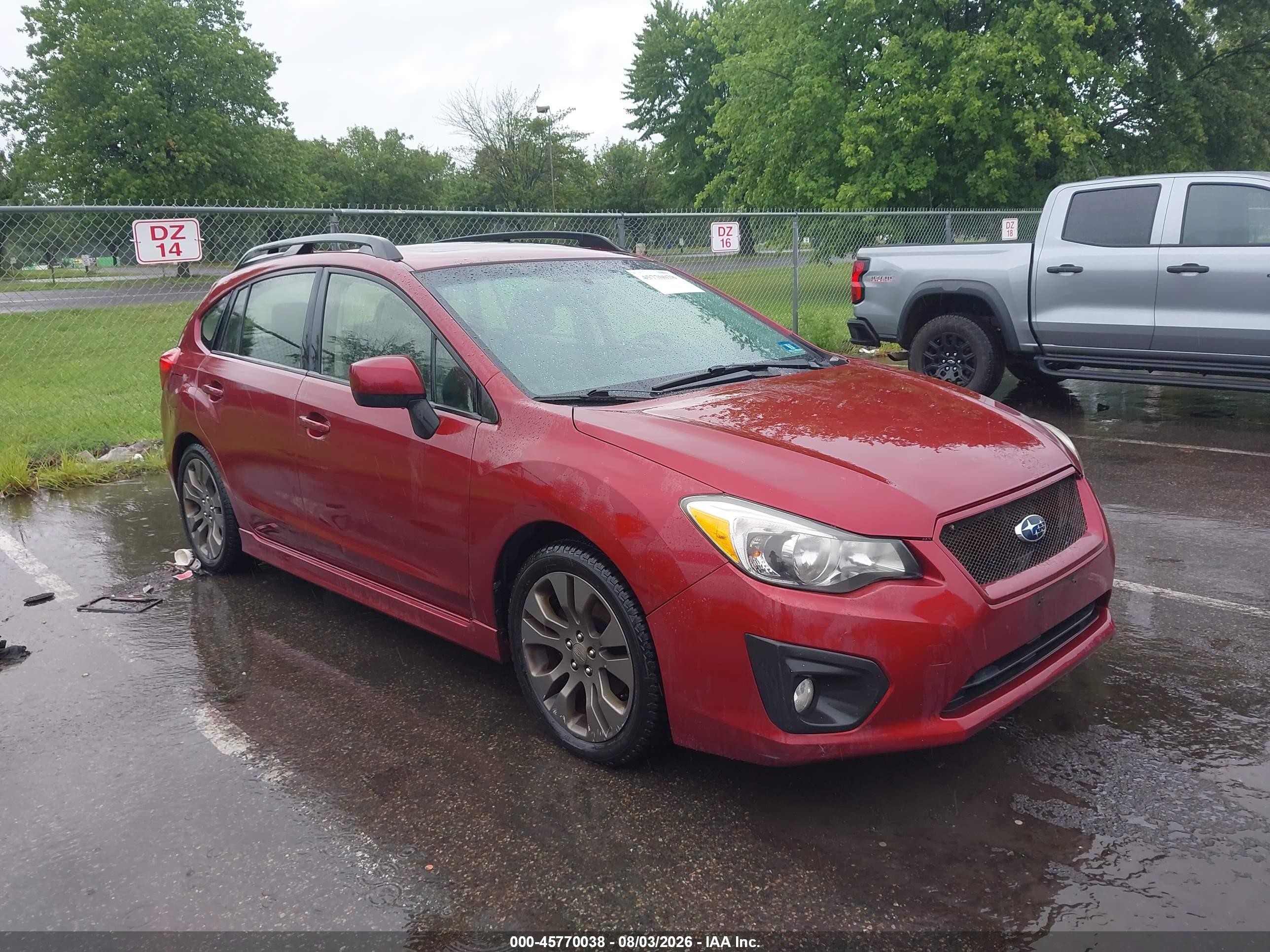2012 Subaru Impreza Special Sports Limited, VIN JF1GPAU64CH241151 — Side