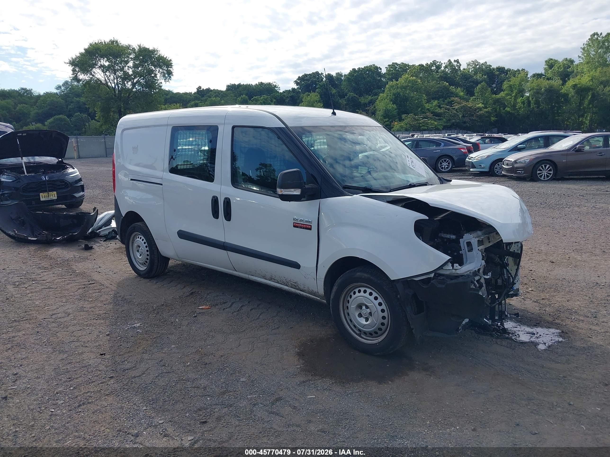 2021 Ram ProMaster City Cargo Tradesman, VIN ZFBHRFAB0M6T34210 — Front end