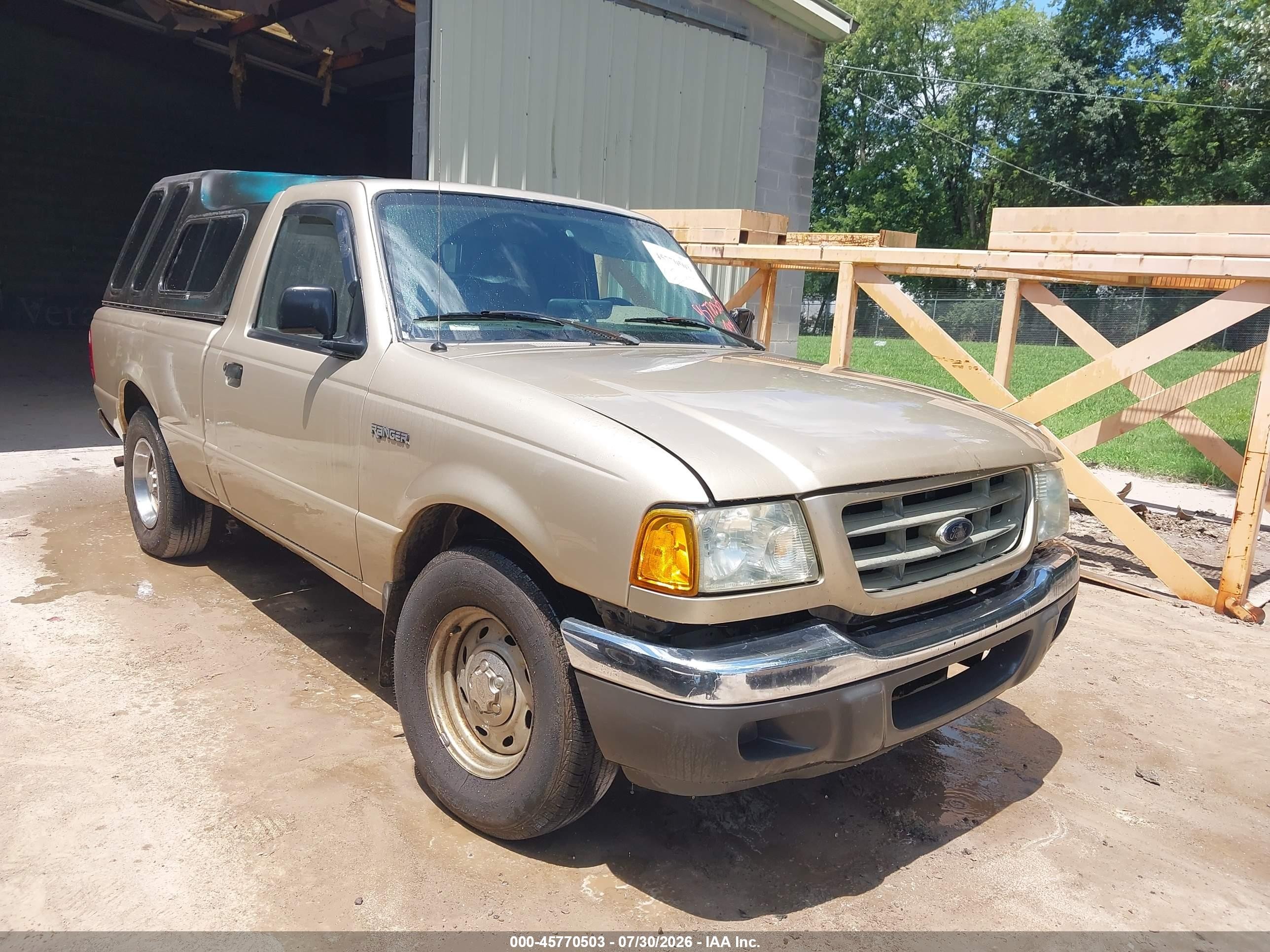 2002 Ford Ranger XL, VIN 1FTYR10D82PA83124 — Normal wear