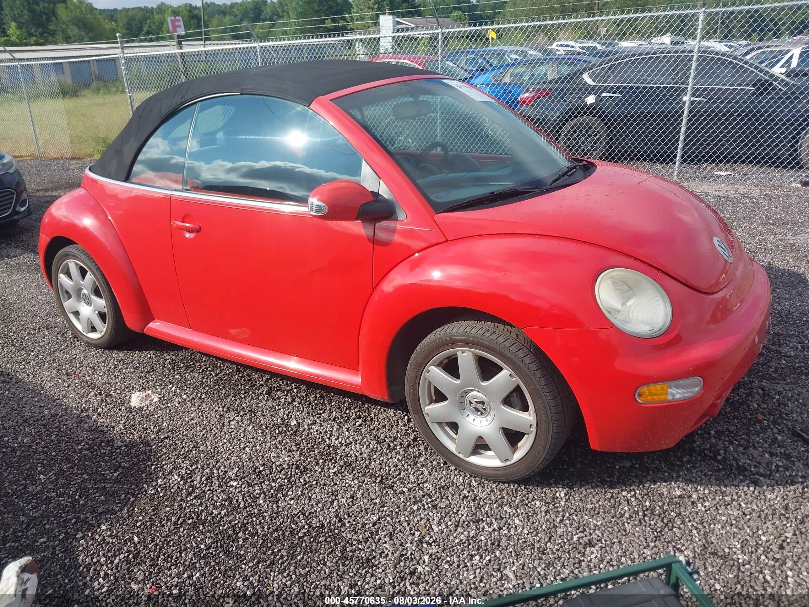 2003 Volkswagen Beetle GLS, VIN 3VWCD21Y63M332394 — Normal wear