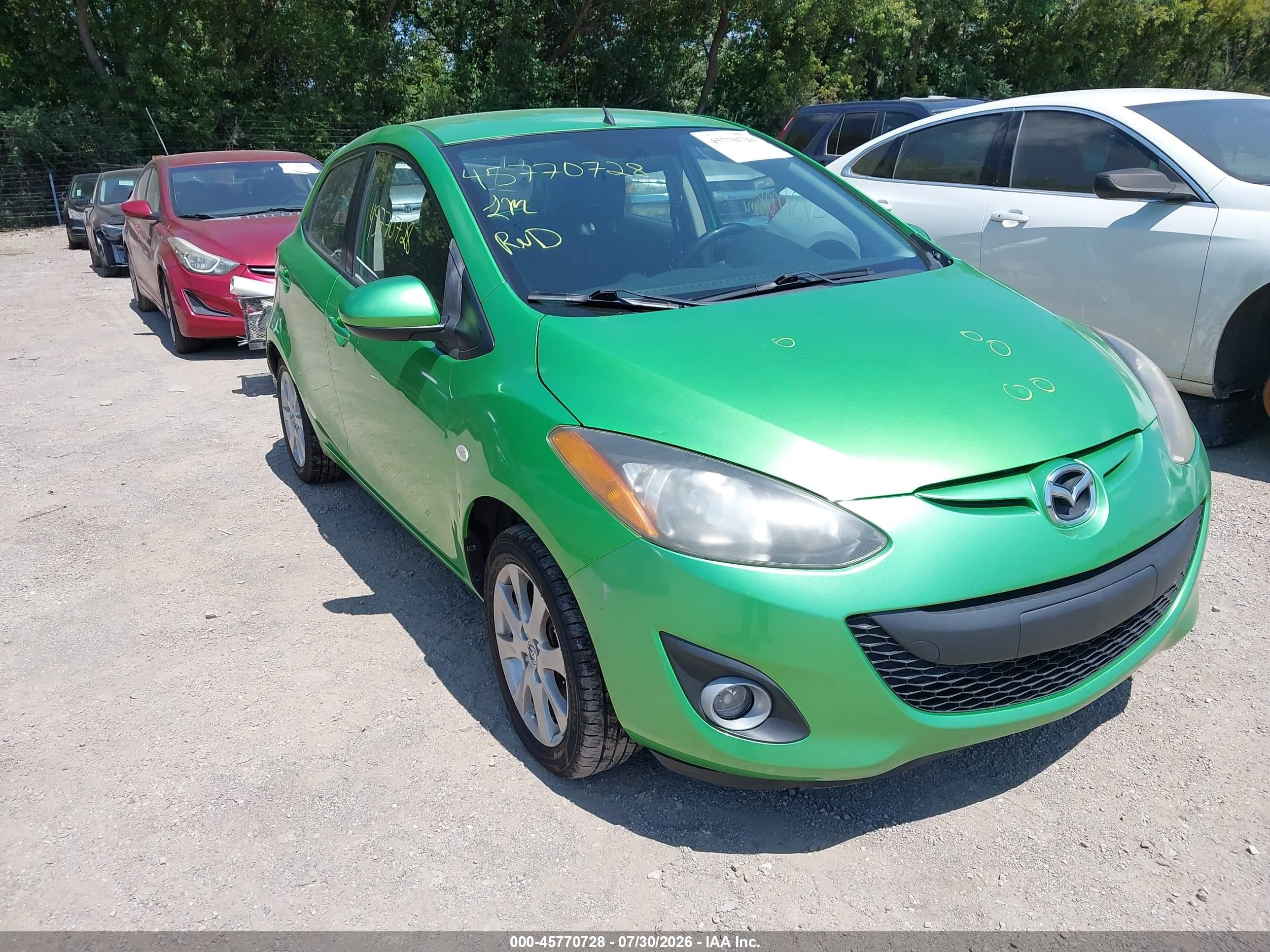 2012 Mazda 2 Touring, VIN JM1DE1LY4C0150630 — Normal wear