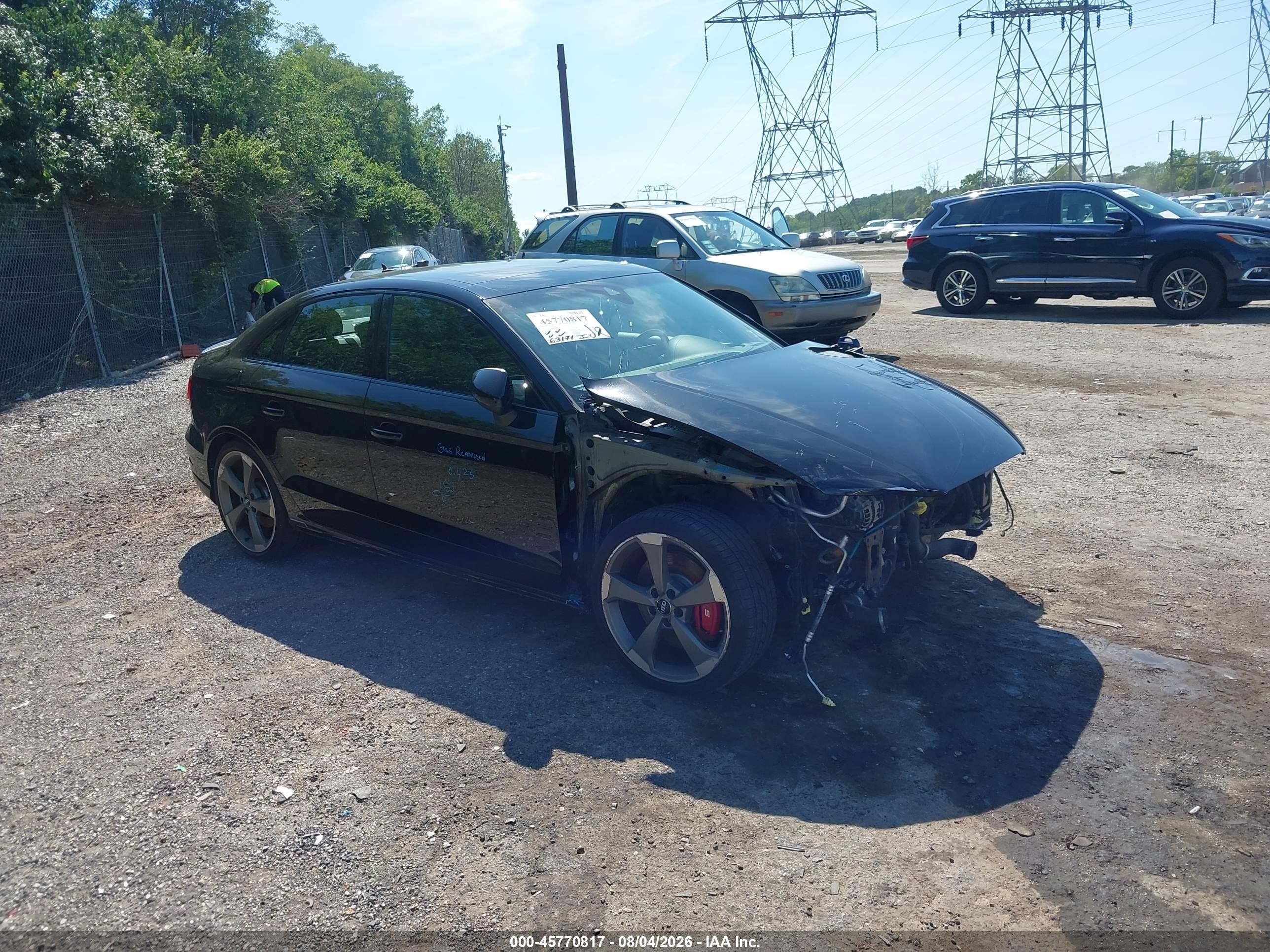 2020 Audi S3 S line Premium Plus, VIN WAUE1GFF1LA095526 — Front end