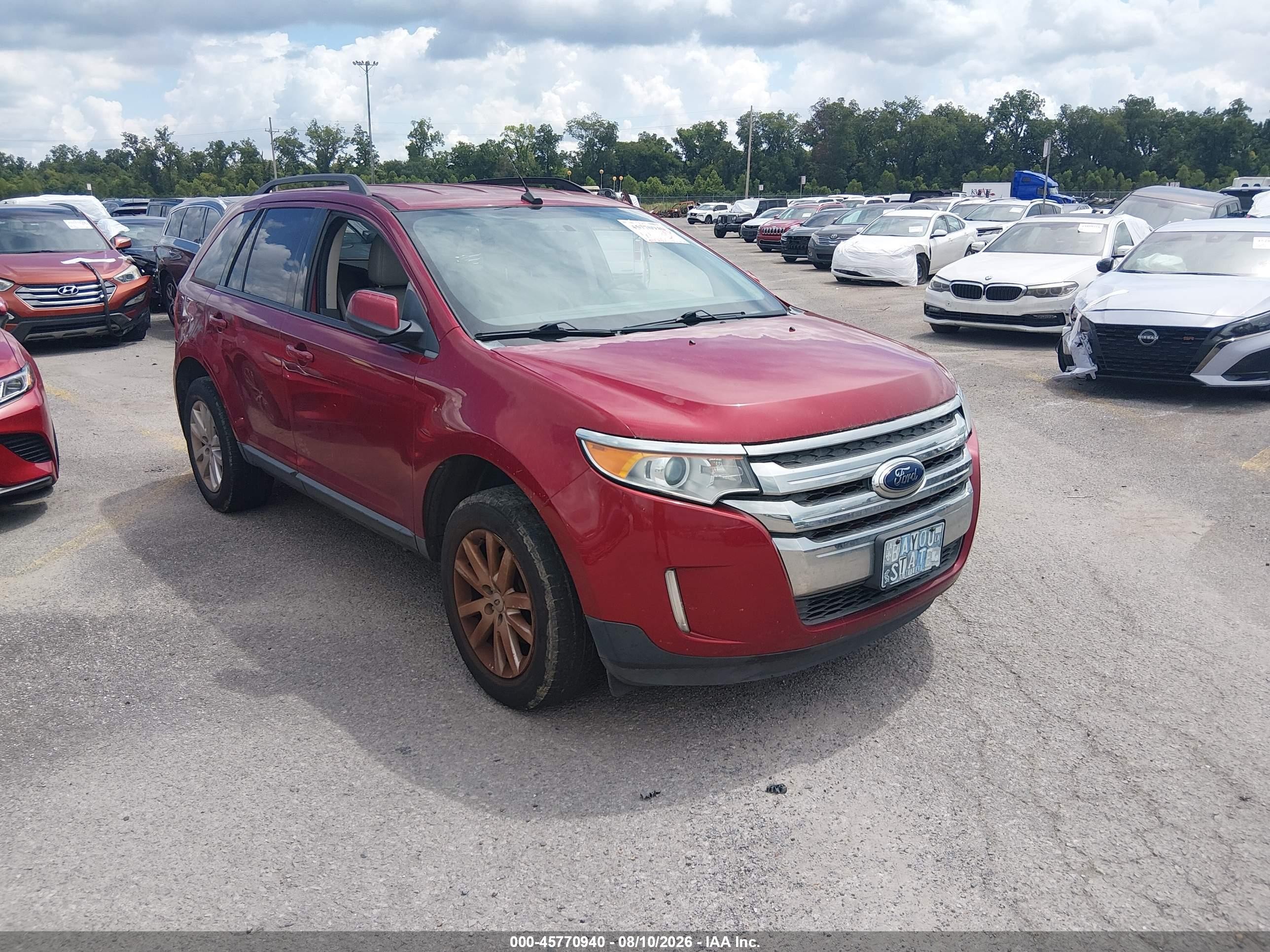 2013 Ford Edge SEL, VIN 2FMDK3JCXDBA79215 — Normal wear