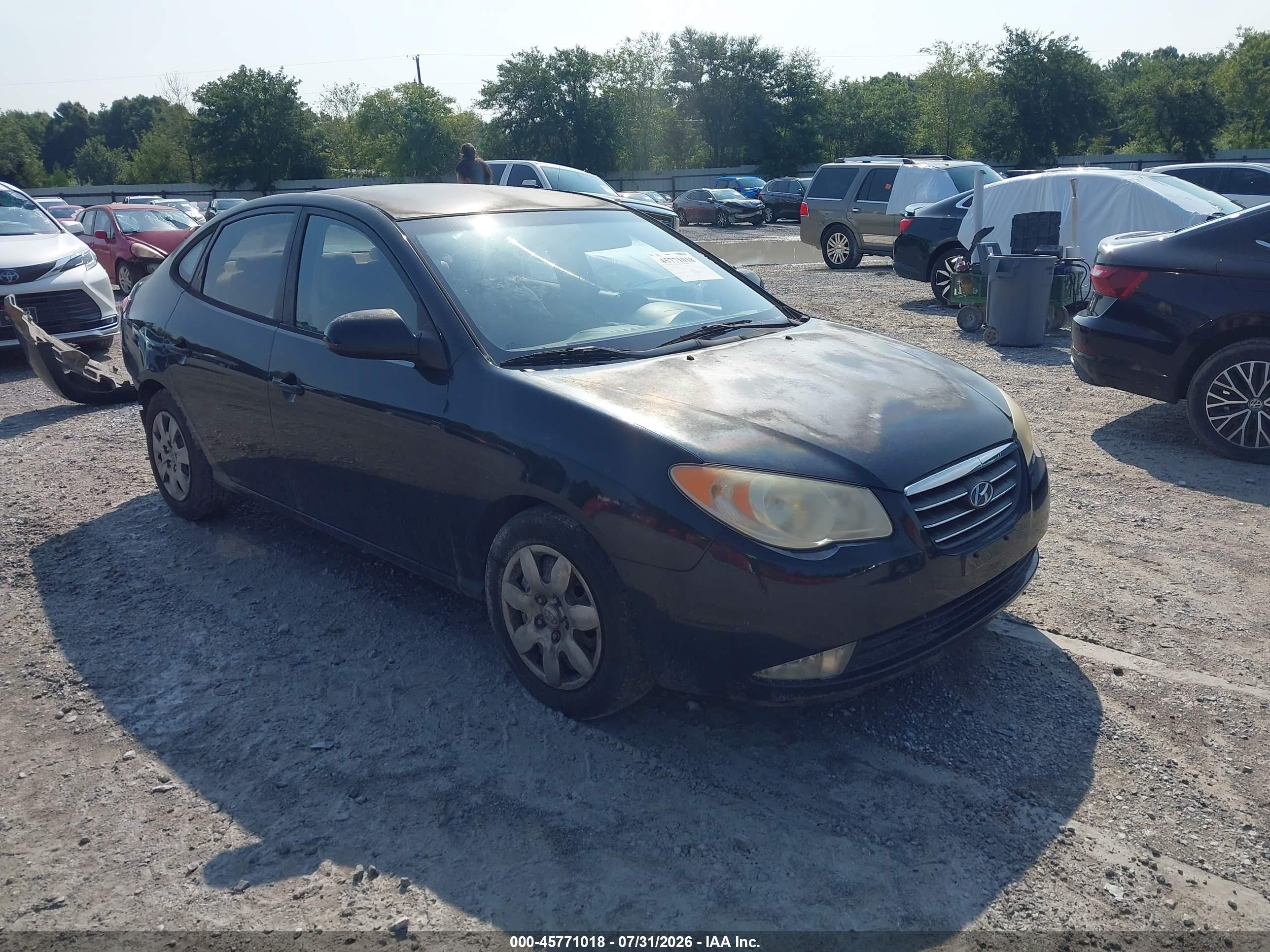 2008 Hyundai Elantra GLS, VIN KMHDU46D08U541492 — Зад
