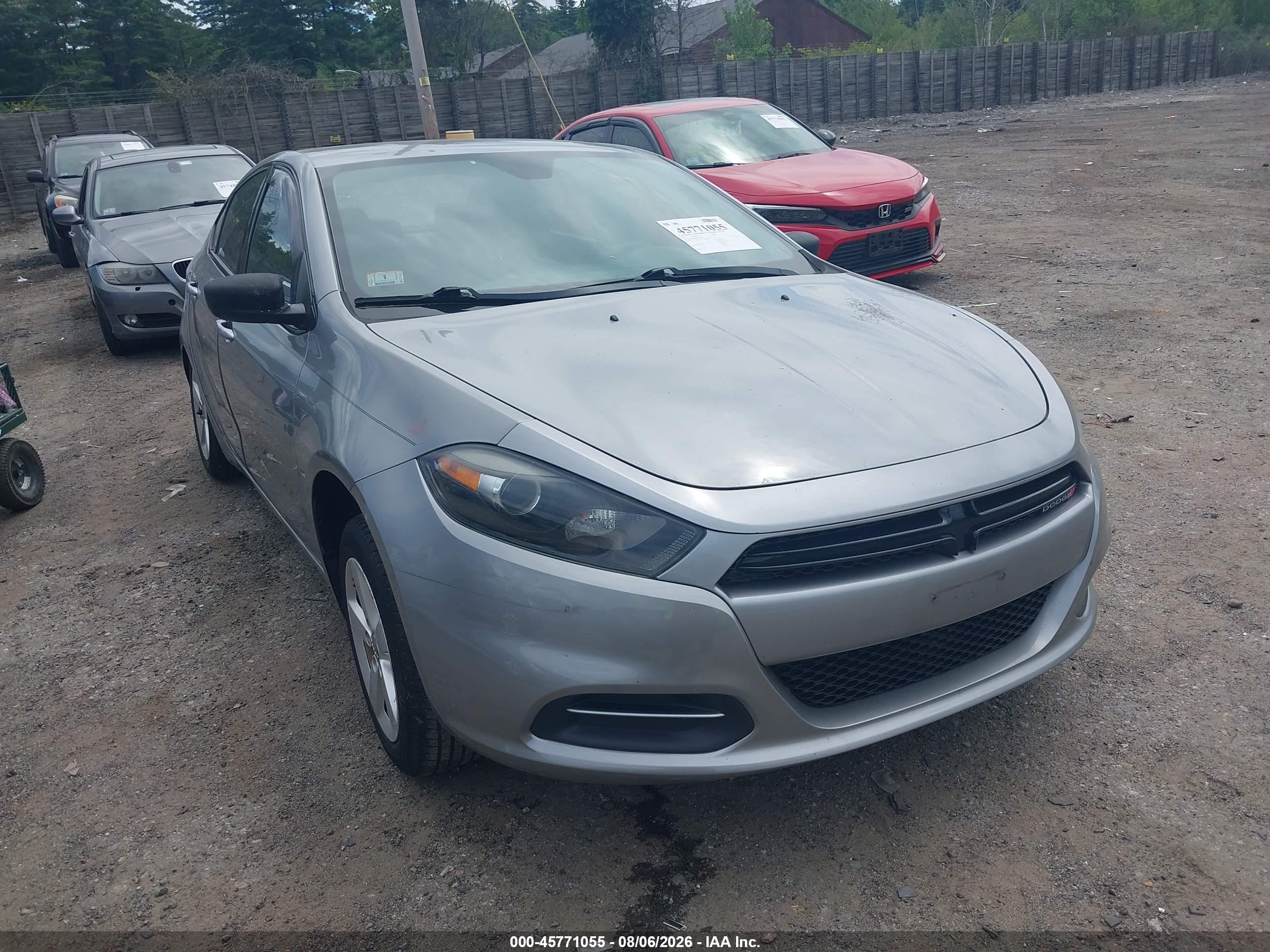 2015 Dodge Dart SXT, VIN 1C3CDFBB4FD150685 — Rear end