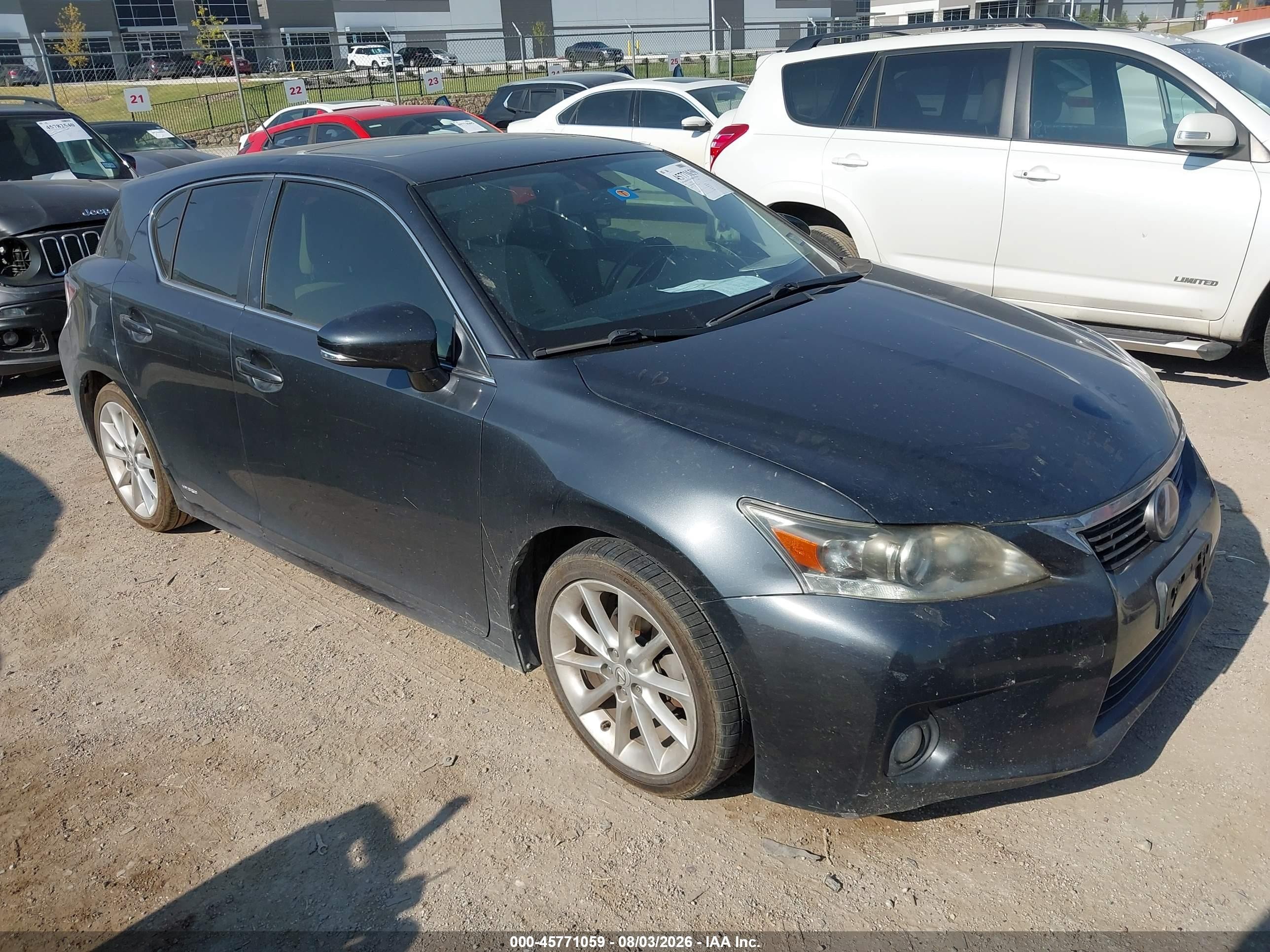 2011 Lexus CT 200h, VIN JTHKD5BH0B2029923 — Normal wear
