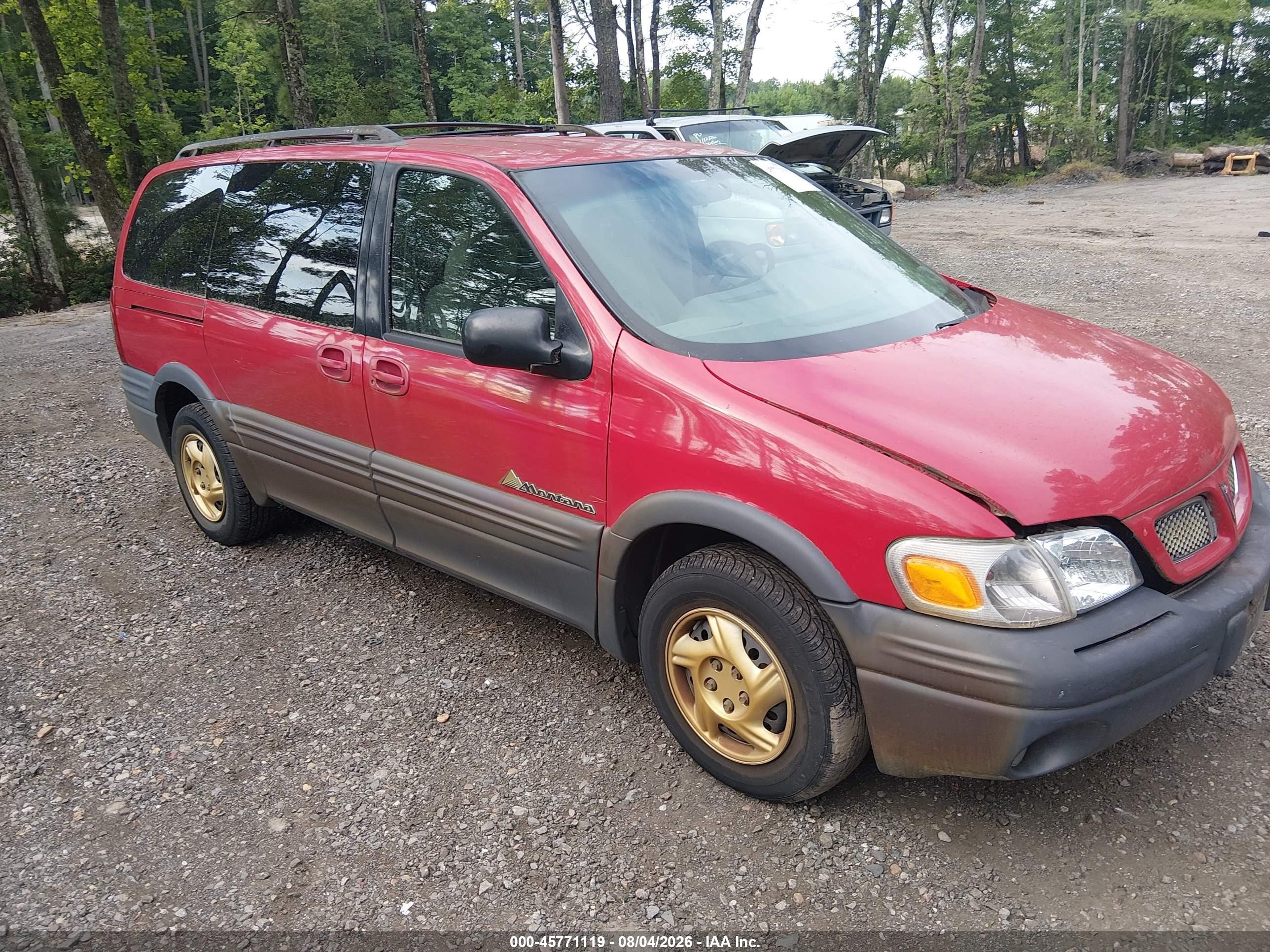 1999 Pontiac Montana, VIN 1GMDX03EXXD332594 — Normal wear
