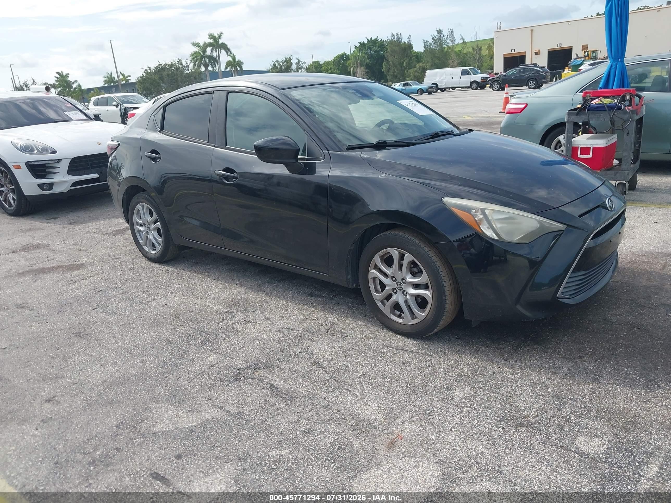 2016 Scion iA, VIN 3MYDLBZV4GY134773 — Side