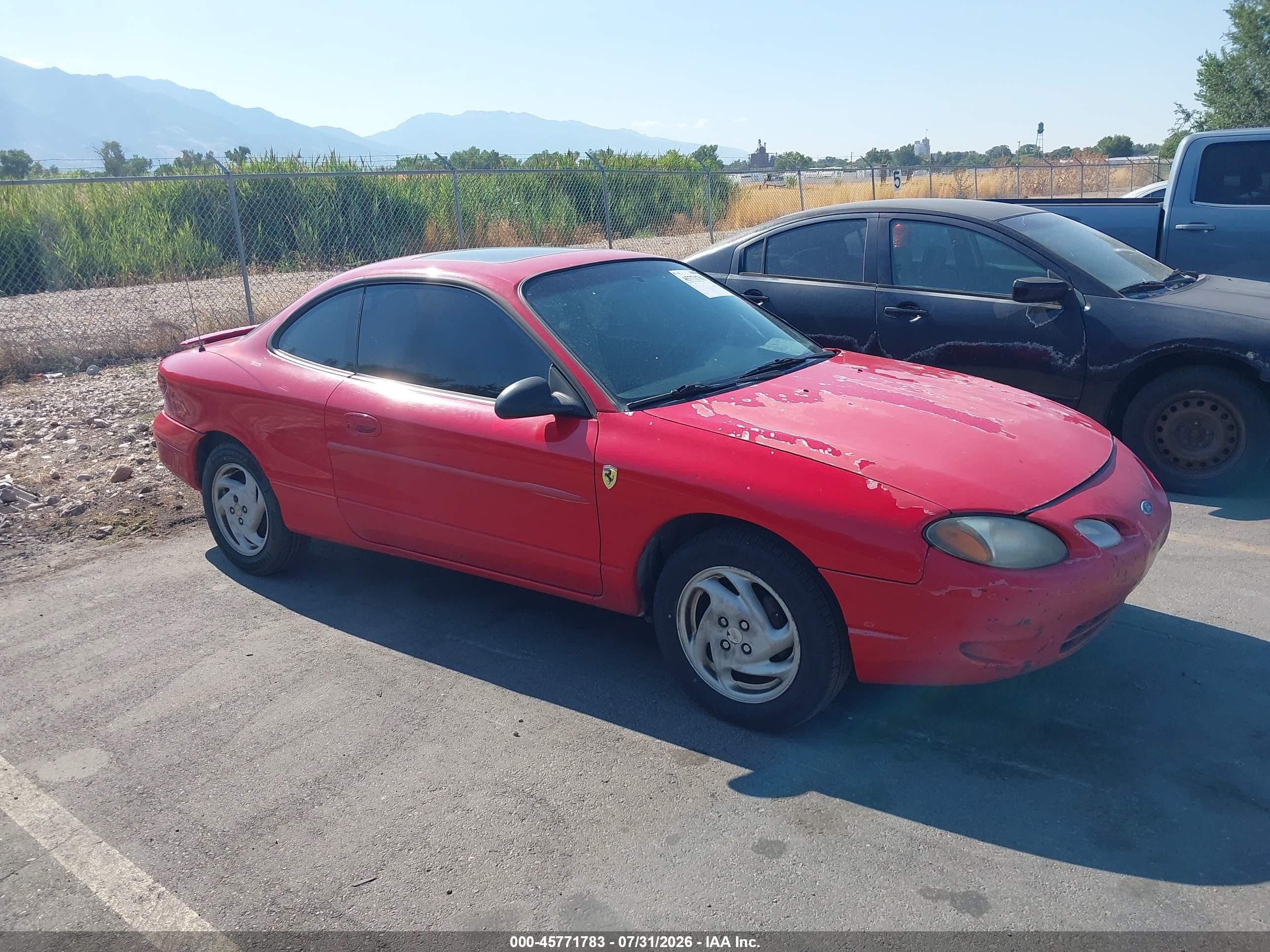 2001 Ford Escort ZX2, VIN 3FAFP113X1R170376 — Normal wear