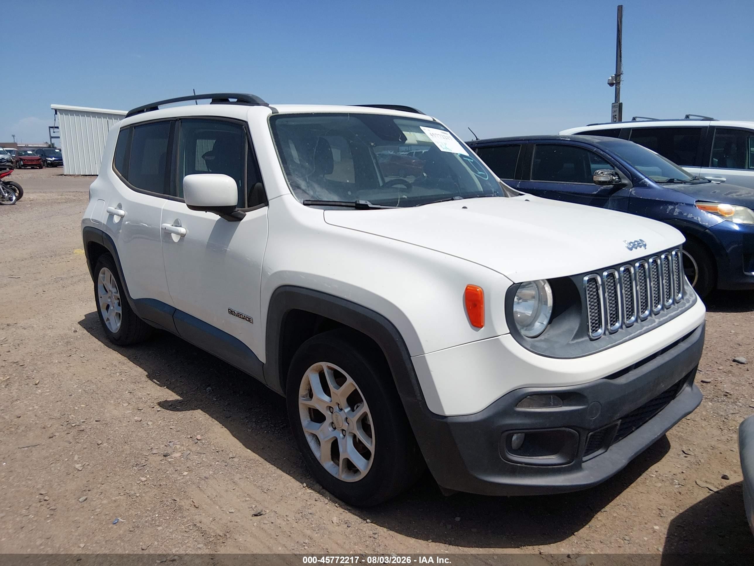 2018 Jeep Renegade Altitude, VIN ZACCJABB3JPH94504 — Normal wear